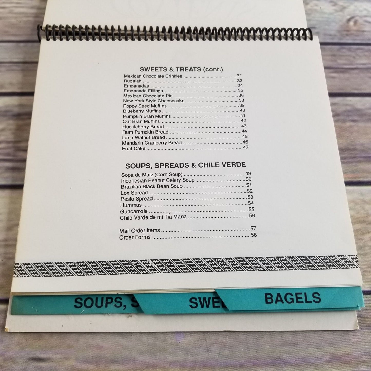 Vintage California Cookbook Los Bagels Recipes and Lore Humboldt County Eureka 1991 Spiral Arcata CA