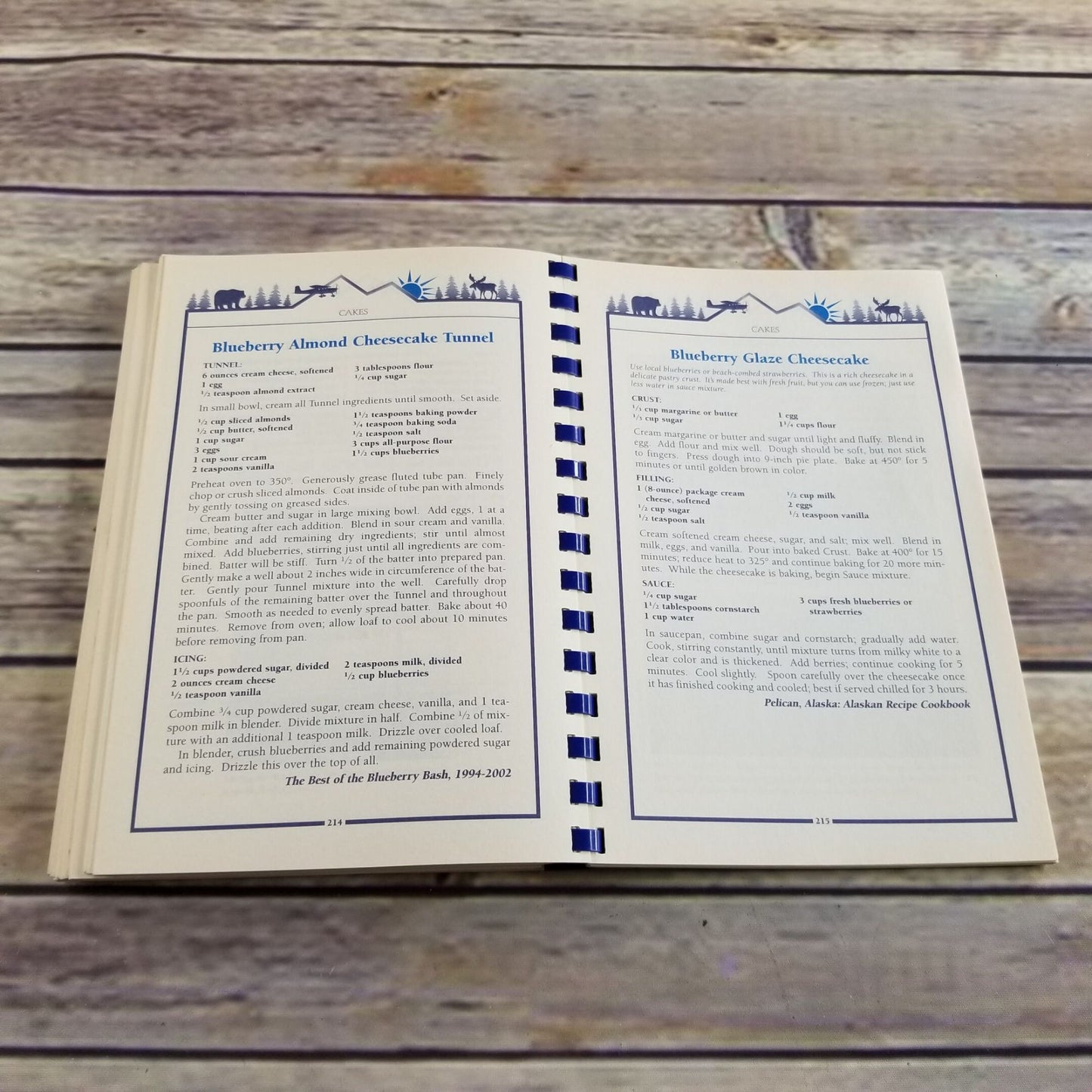 Vintage Cookbook Best of the Best from Alaska Favorite Recipes 1998 Quail Ridge Press Spiral Bound