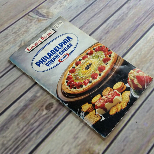 Vintage Philadelphia Cream Cheese Cookbook Promo Recipes 1988 Paperback Booklet Favorite Recipes Kraft