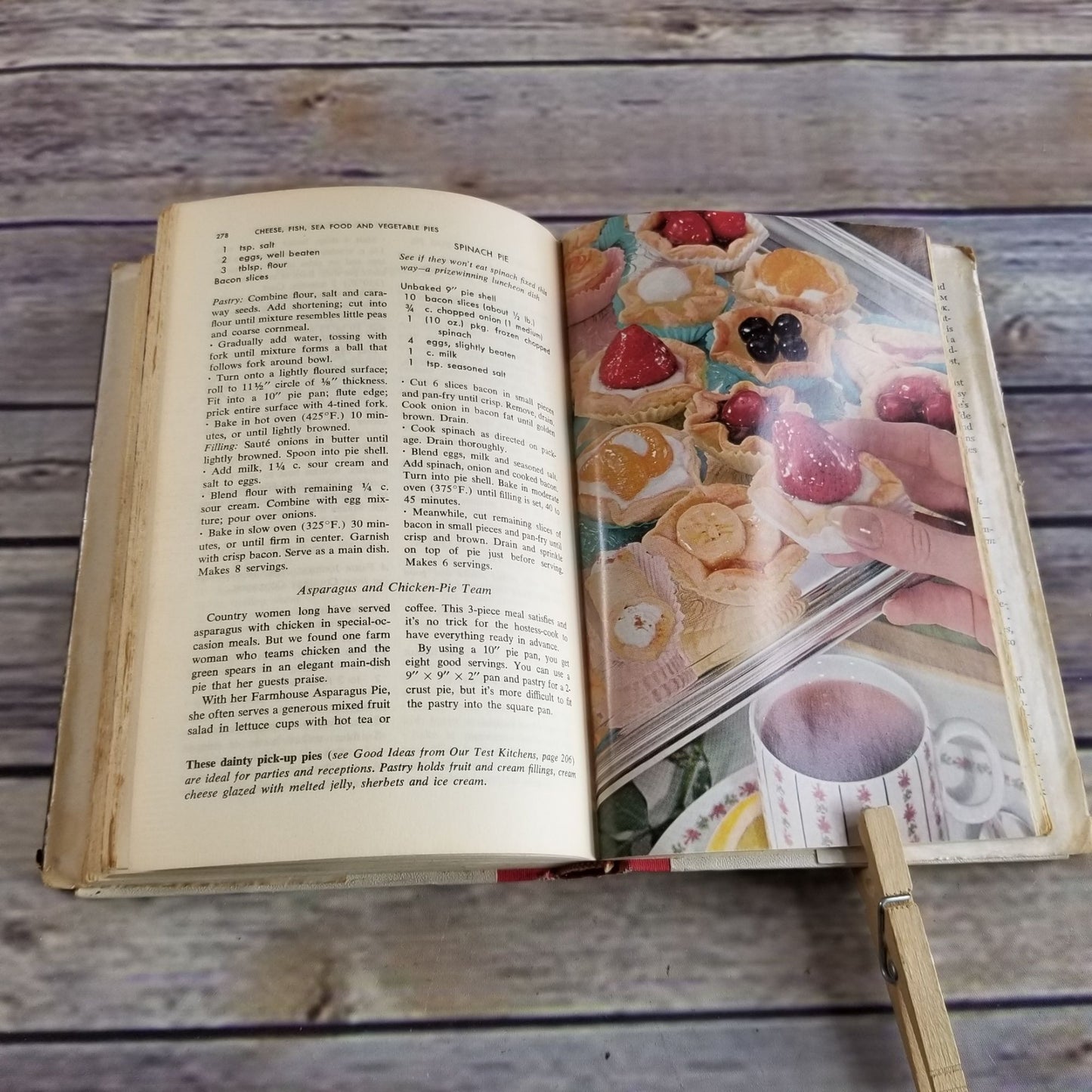 Vintage Farm Journal Complete Pie Cookbook 1965 Hardcover with Dust Jacket