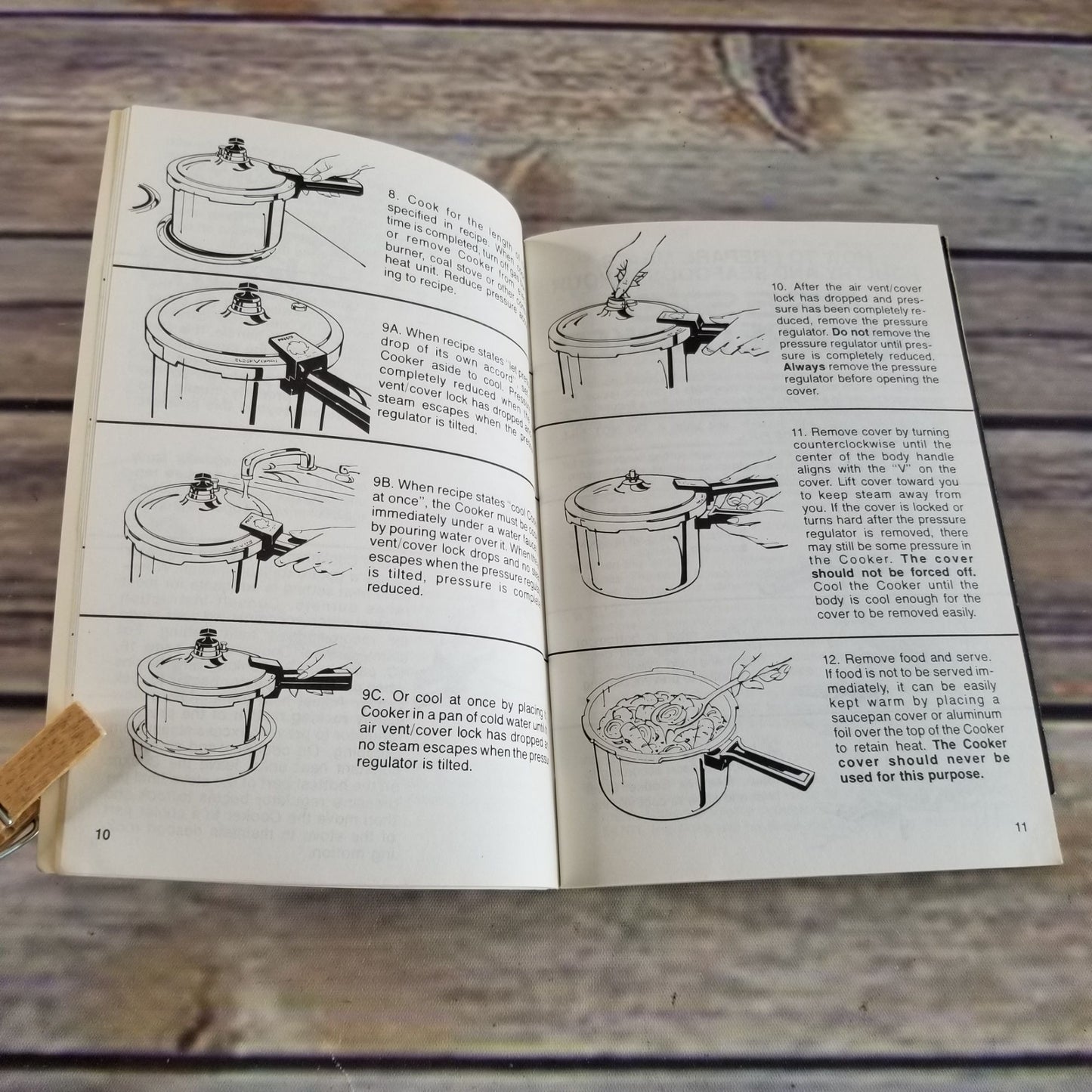 Vintage Cookbook Presto Pressure Cooker Recipes and Instructions 1970s Manual 1979 Canner Canning