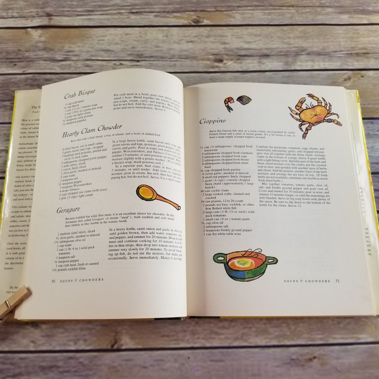 Vintage Cookbook The Sunset Cook Book 1960 First Printing Hardcover Recipes Game, Barbecue, Pastes, Pancakes, Picnics, and More