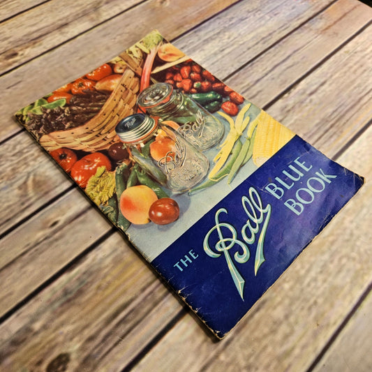 Vintage Cookbook Ball Jar Blue Book Home Canning Freezing Recipes Methods 1941 Paperback Booklet