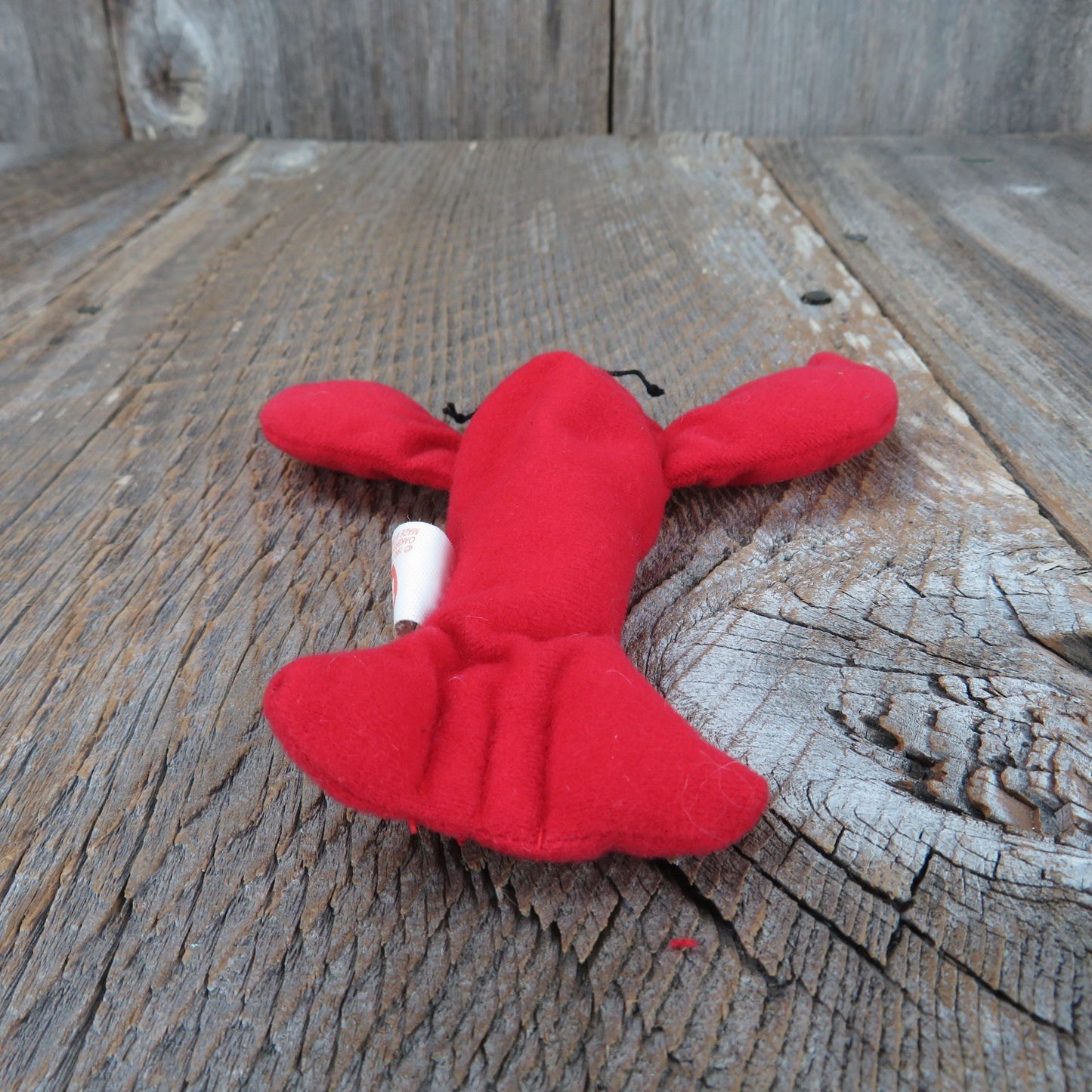 Vintage Lobster Plush Pinchers Ty Teenie Beanie Babies Red 1993 Stuffed Animal