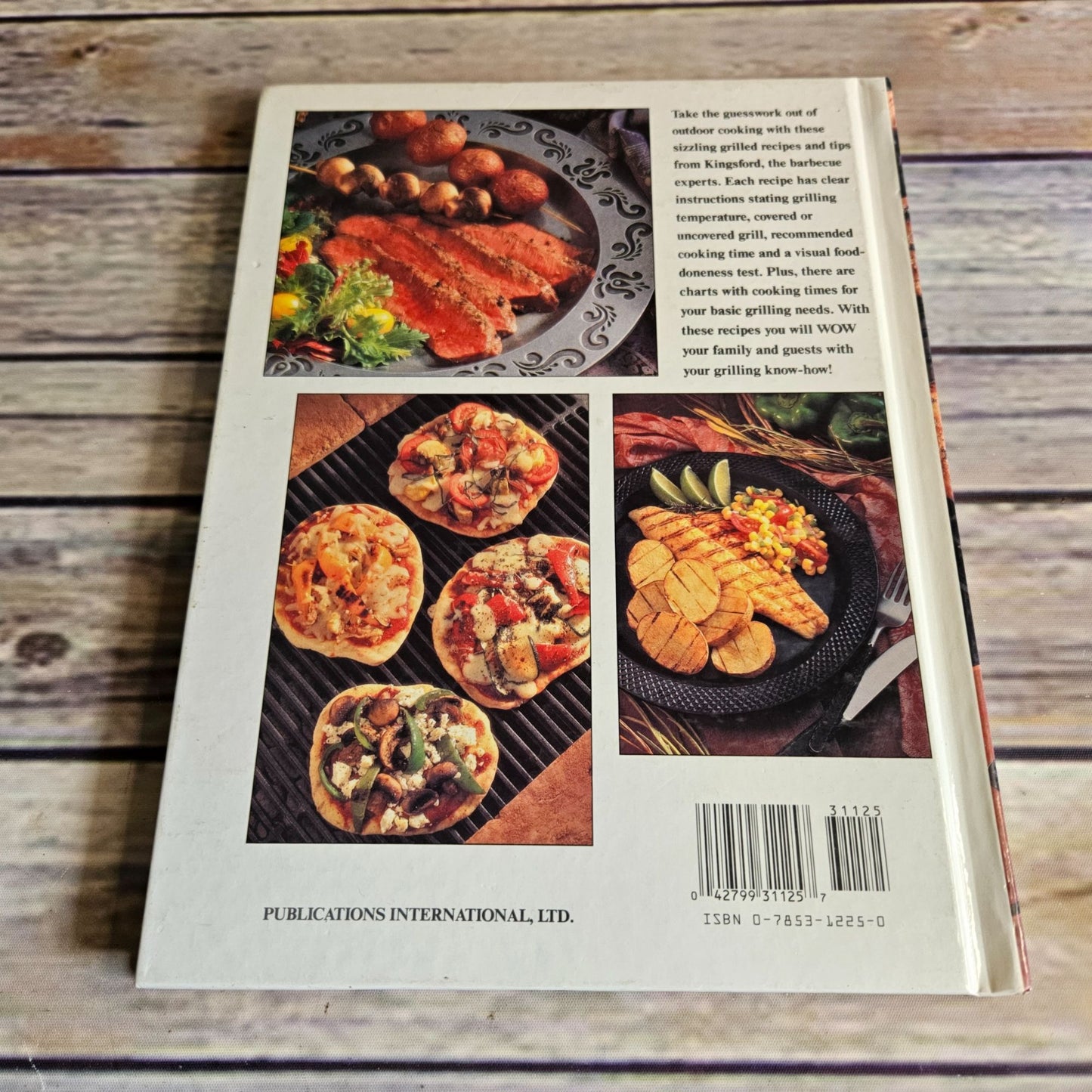 Vintage BBQ Cookbook Kingsford Barbecue Favorite Recipes 1995 Charcoal BBQ Recipes BBQing Food Basics Meats Poultry Seafood Smoked Sides