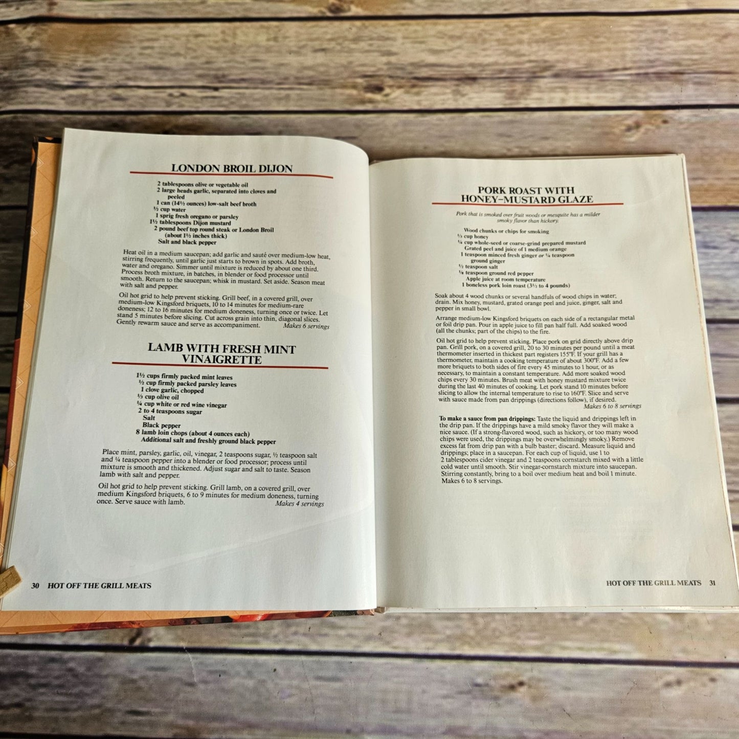 Vintage BBQ Cookbook Kingsford Barbecue Favorite Recipes 1995 Charcoal BBQ Recipes BBQing Food Basics Meats Poultry Seafood Smoked Sides