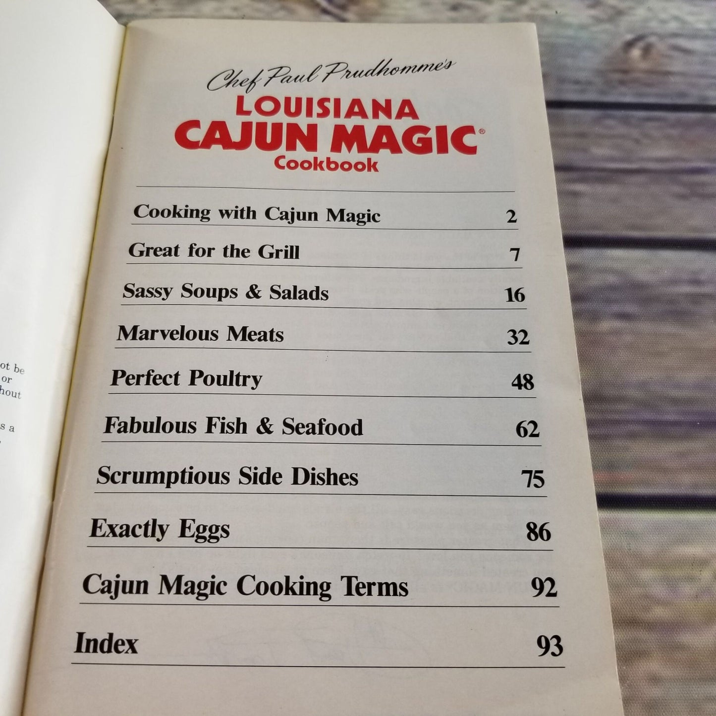 Vintage Cookbook 1989 Chef Paul Prudhomme's Louisiana Cajun Magic Booklet Pamphlet