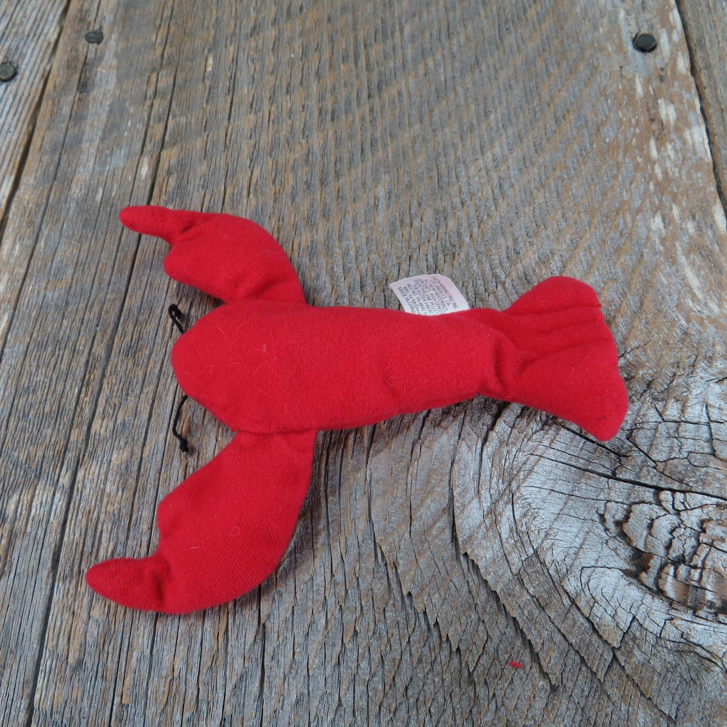 Vintage Lobster Plush Pinchers Ty Teenie Beanie Babies Red 1993 Stuffed Animal