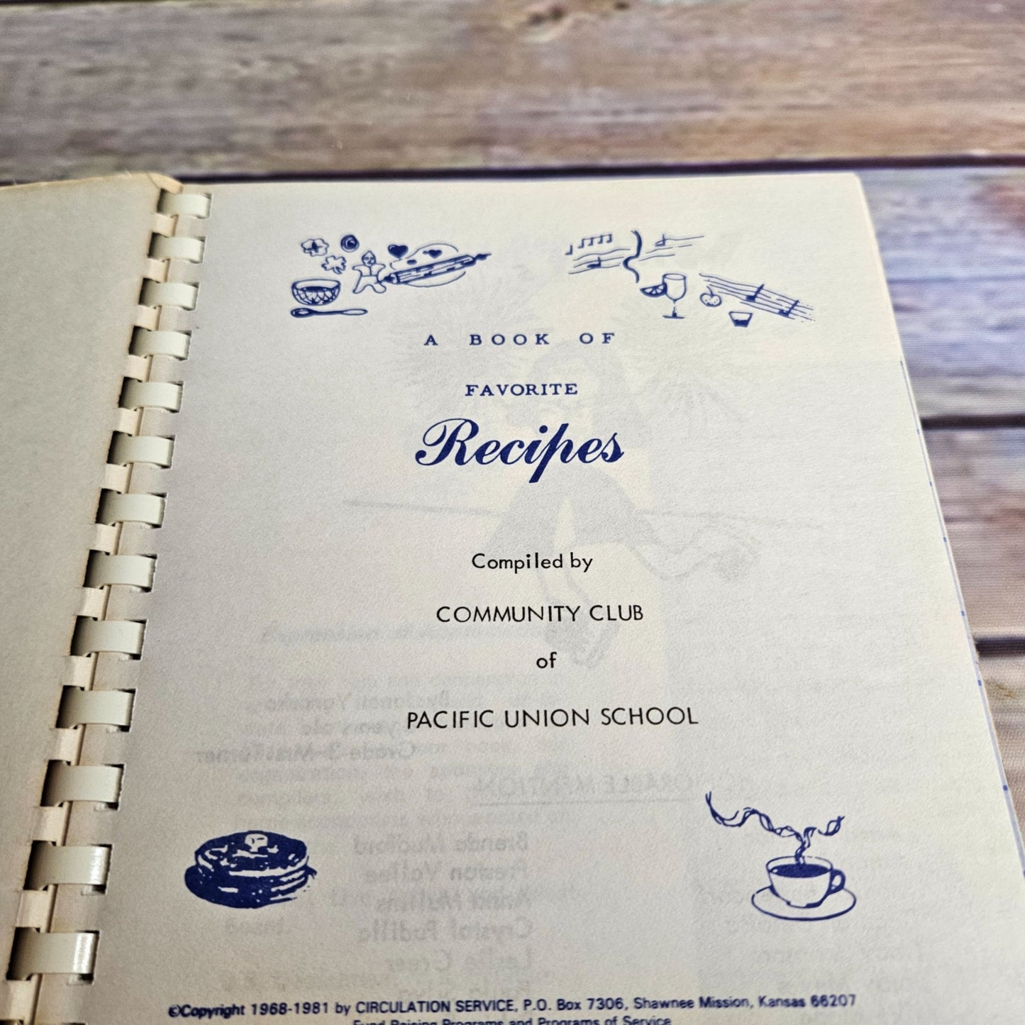 Vintage California Cookbook Arcata Humboldt Pacific Union School Recipes Best Cooks 1981