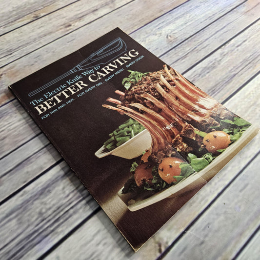 Vintage Electric Knife Way to Better Carving Cookbook Hamilton Beach Recipes and Instructions 1960s