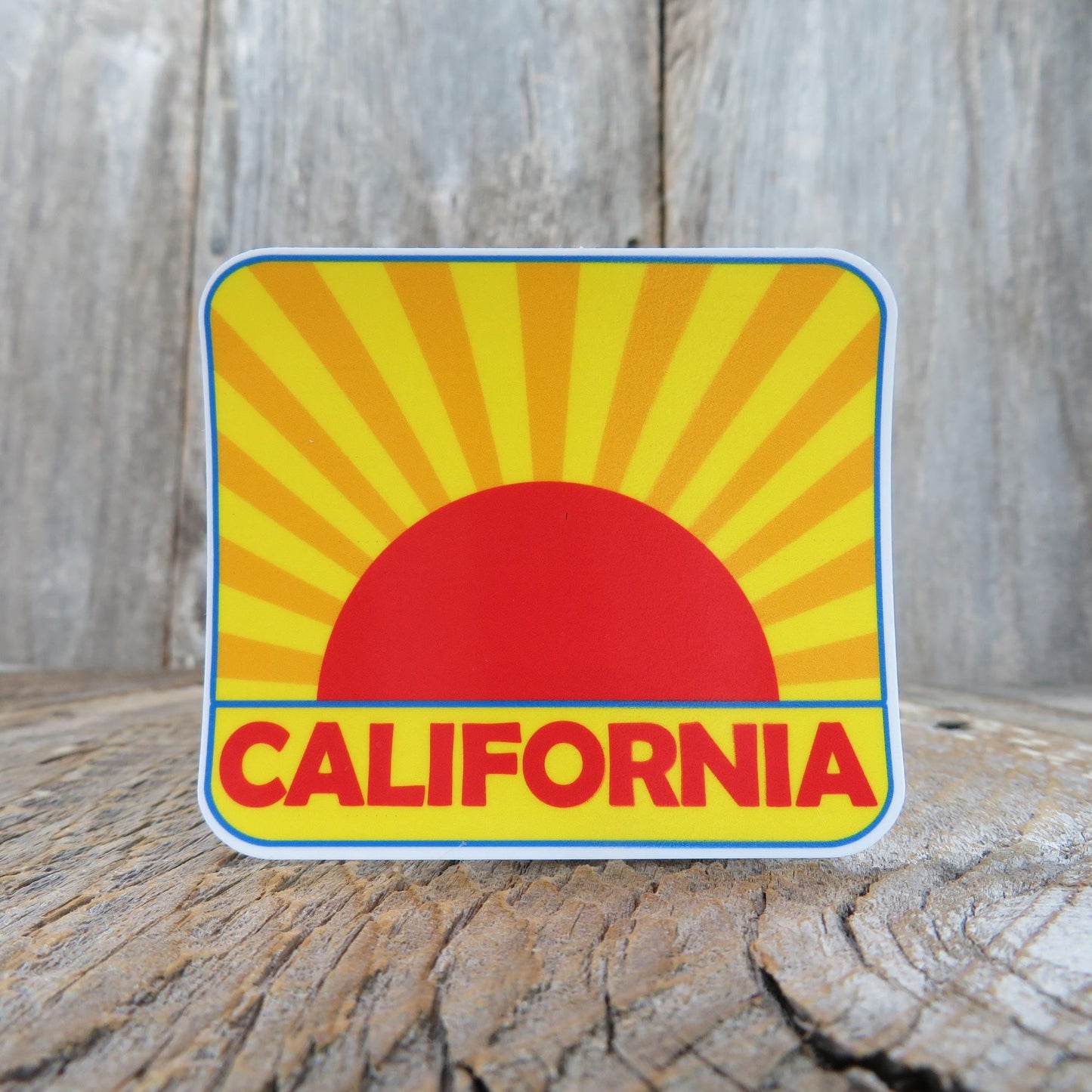 California Sun Sticker Souvenir Sunny Southern California Travel Sticker