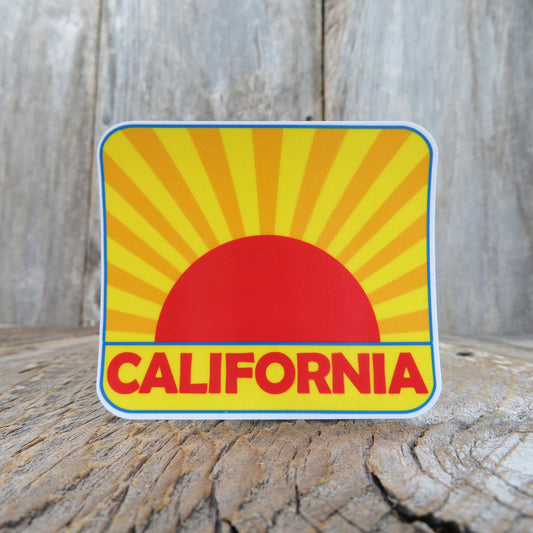 California Sun Sticker Souvenir Sunny Southern California Travel Sticker