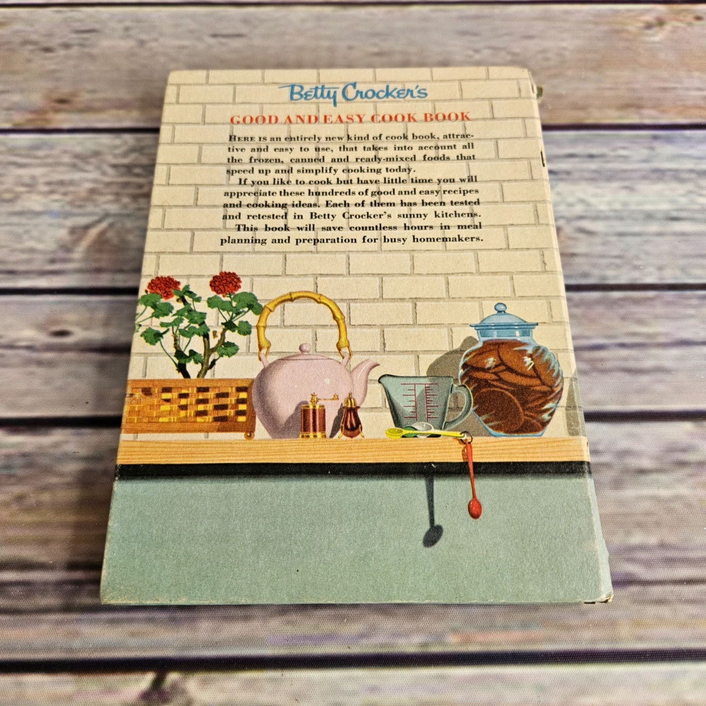 Vintage Betty Crocker Cook Book Good and Easy 1954 Recipes Spiral Bound Hardcover