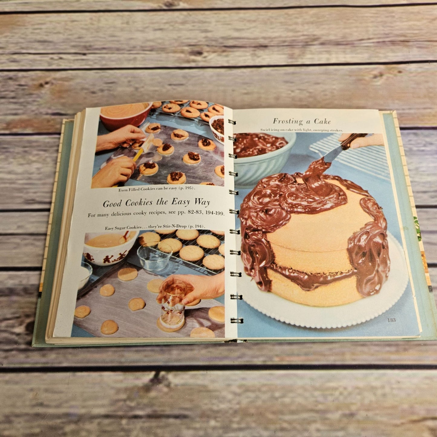 Vintage Betty Crocker Cook Book Good and Easy 1954 Recipes Spiral Bound Hardcover