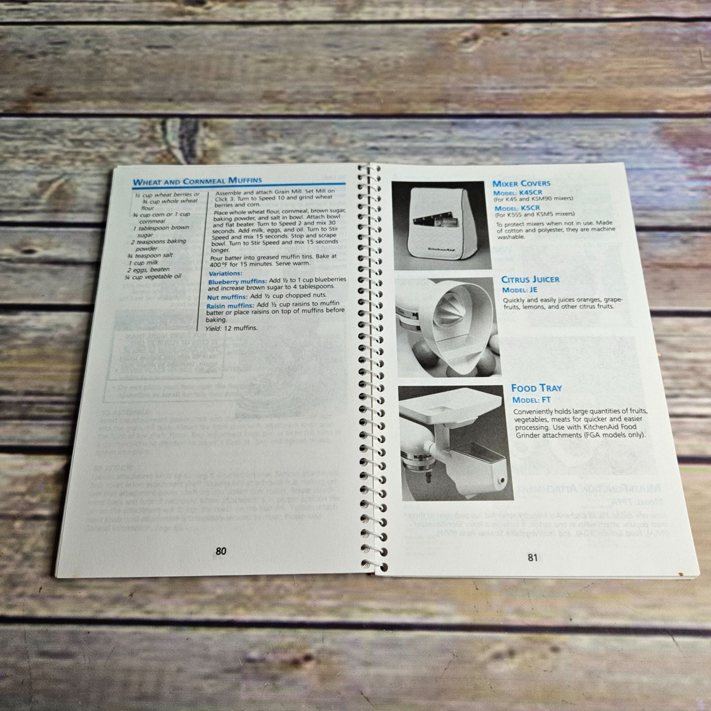 Kitchen Aid Mixers Attachments Recipes Instructions K45SS KSM90 Spanish English