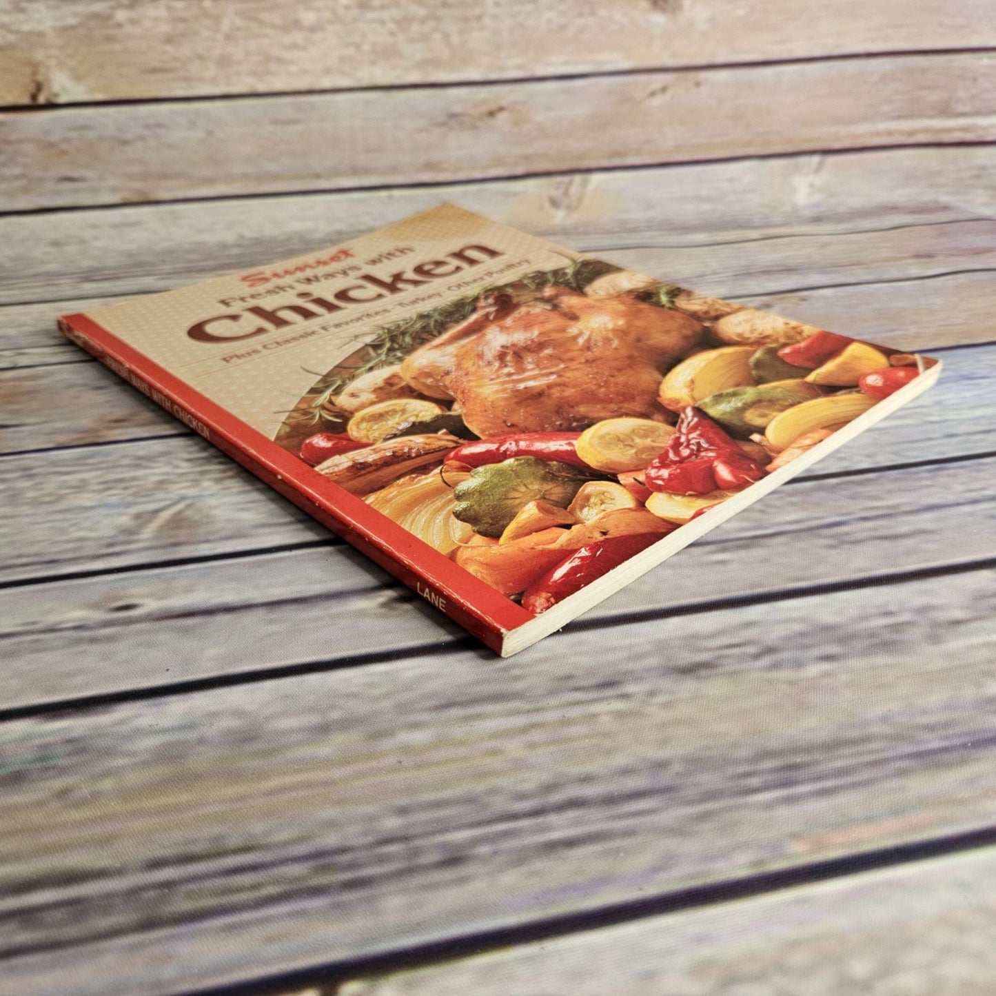 Vintage Cookbook Sunset Fresh Ways with Chicken Turkey Poultry 1990 Paperback Book Sunset Magazine