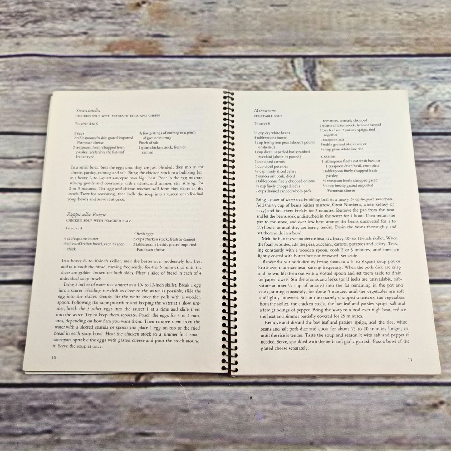 Vintage Cookbook Italian Cooking Recipes Time Life Books Foods of the World 1968 Spiral Bound The Cooking of Italy