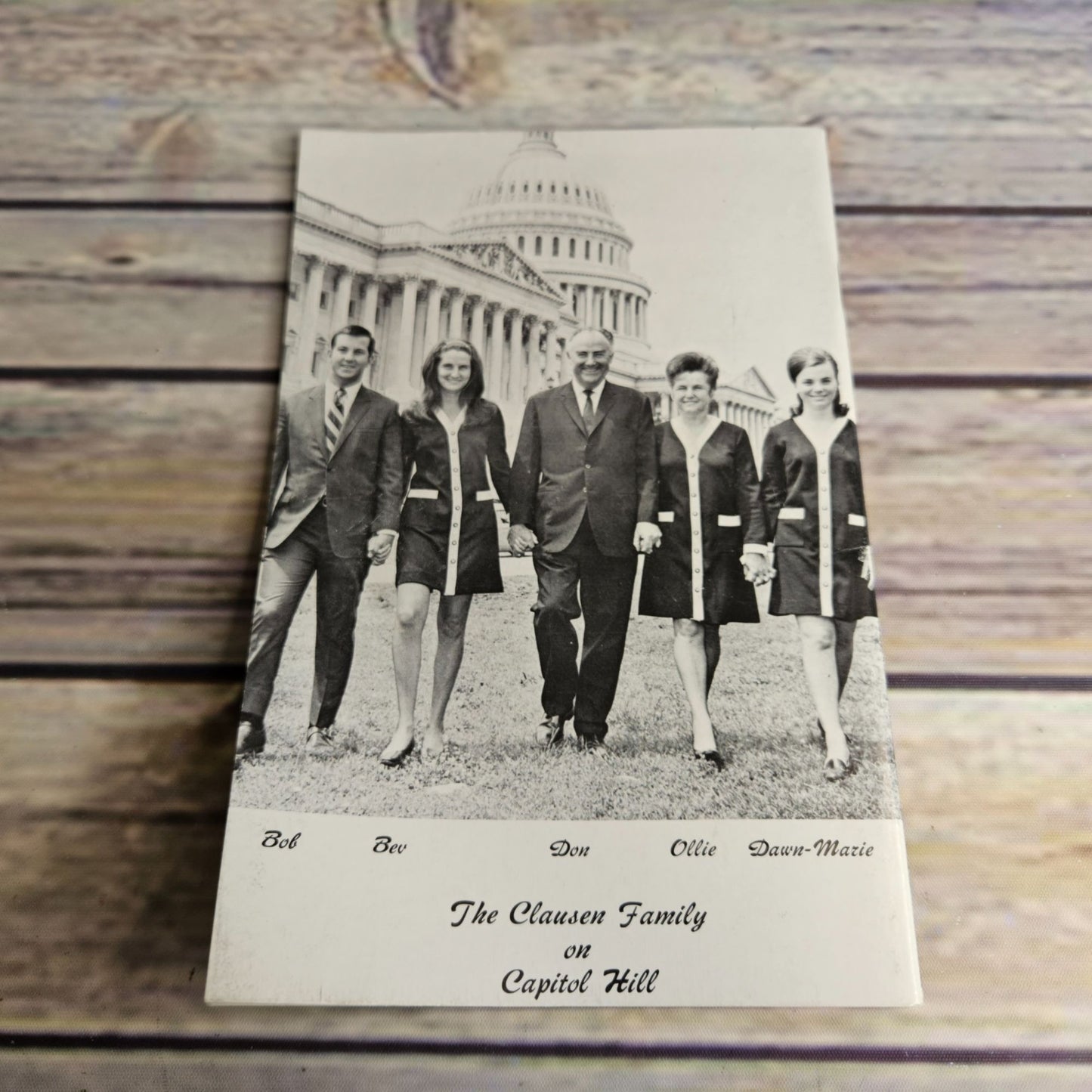 Vintage Congressional Cookbook California Congressman Don and Ollie Clausen Cook Book Recipes 1970s Paperback Booklet