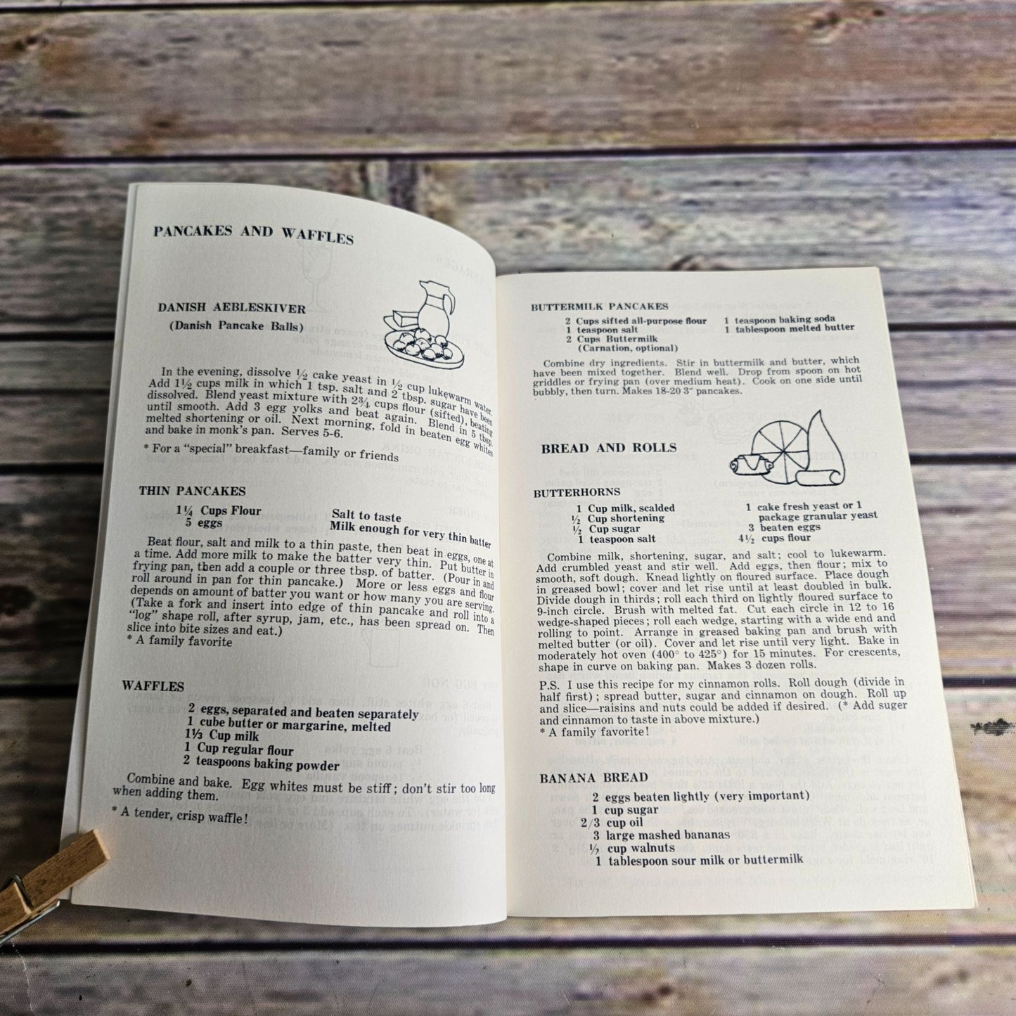 Vintage Congressional Cookbook California Congressman Don and Ollie Clausen Cook Book Recipes 1970s Paperback Booklet
