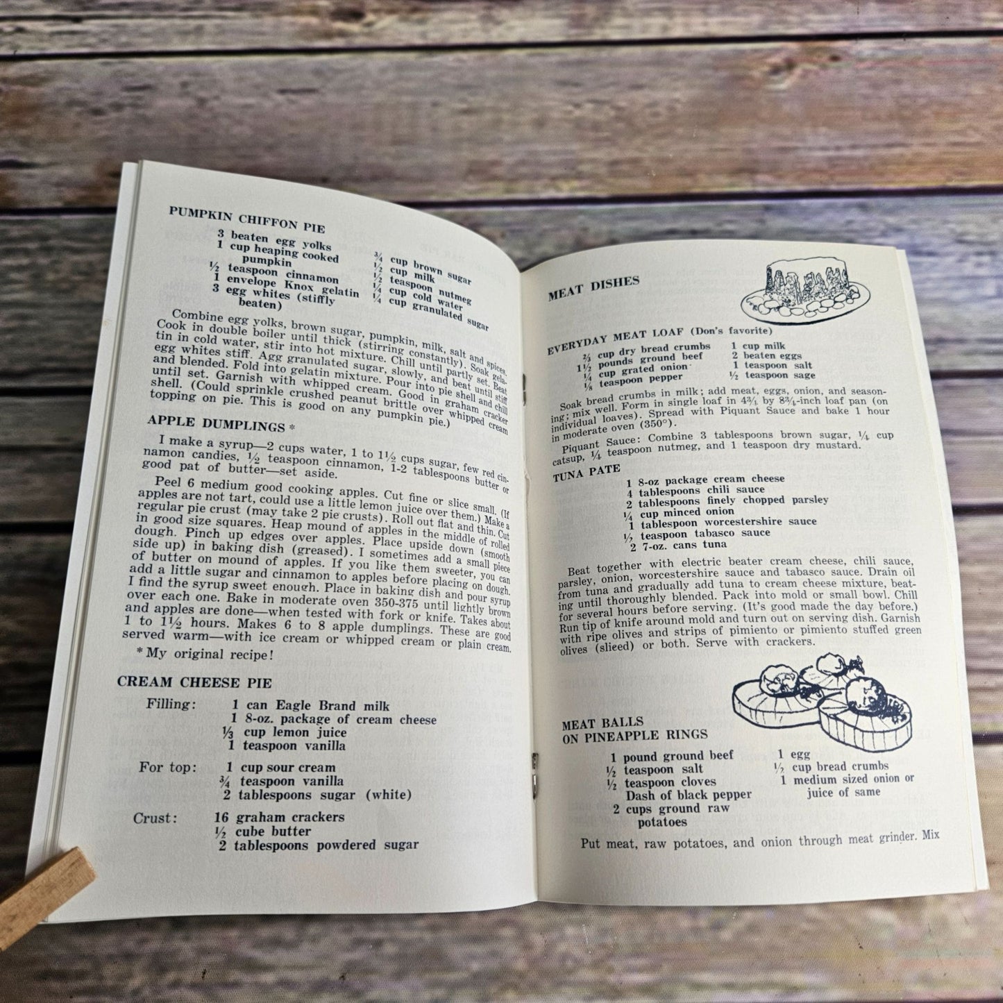 Vintage Congressional Cookbook California Congressman Don and Ollie Clausen Cook Book Recipes 1970s Paperback Booklet