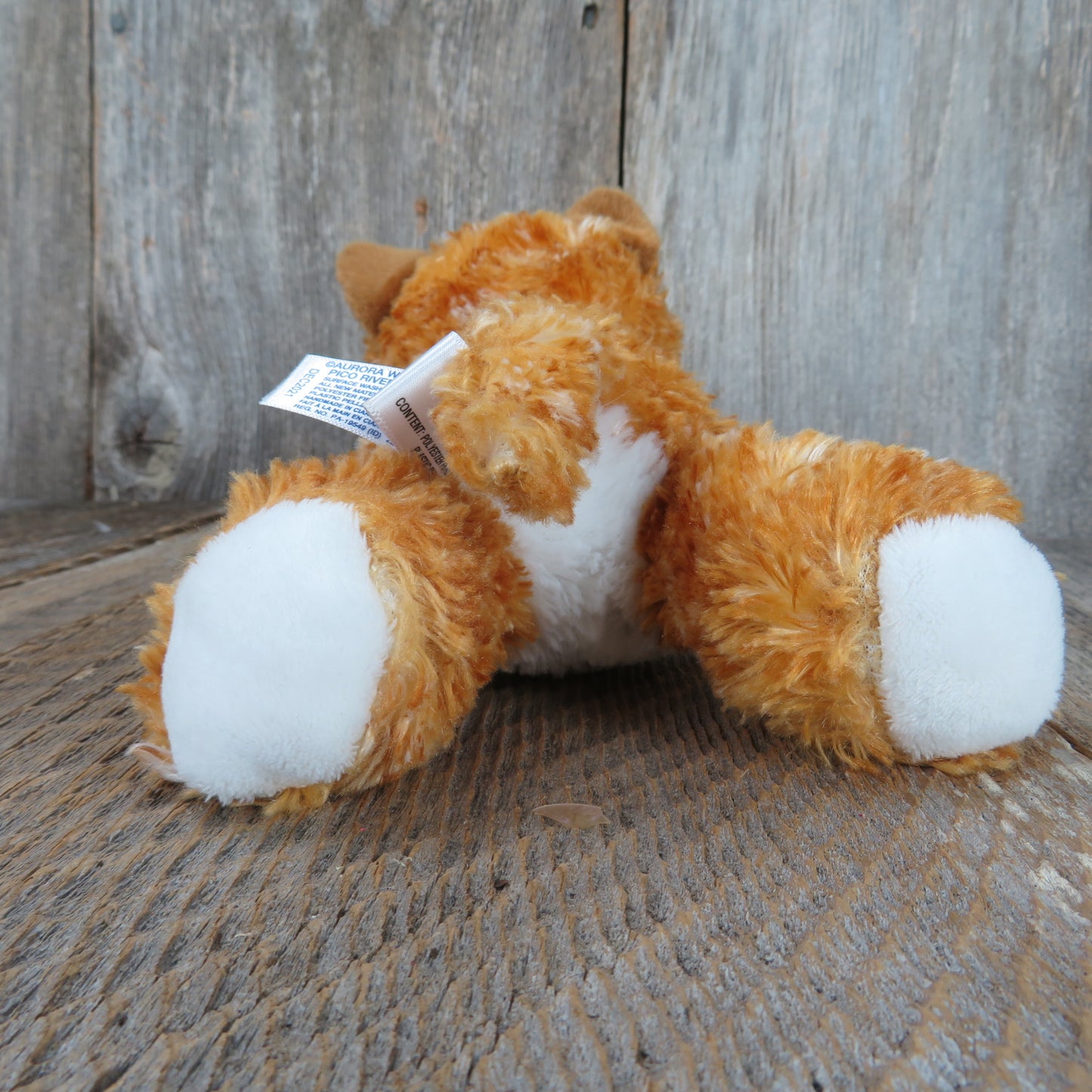 Aurora Orange White Striped Tabby Cat Plush Stuffed Animal 2021