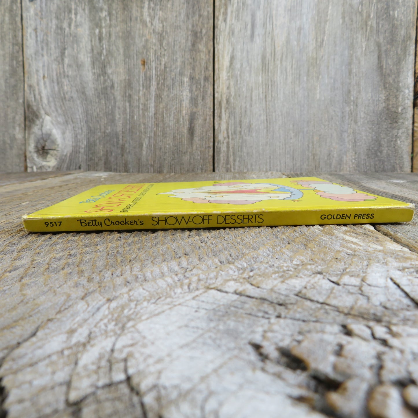 Vintage Betty Crocker Show Off Desserts Cookbook Hardcover 1970