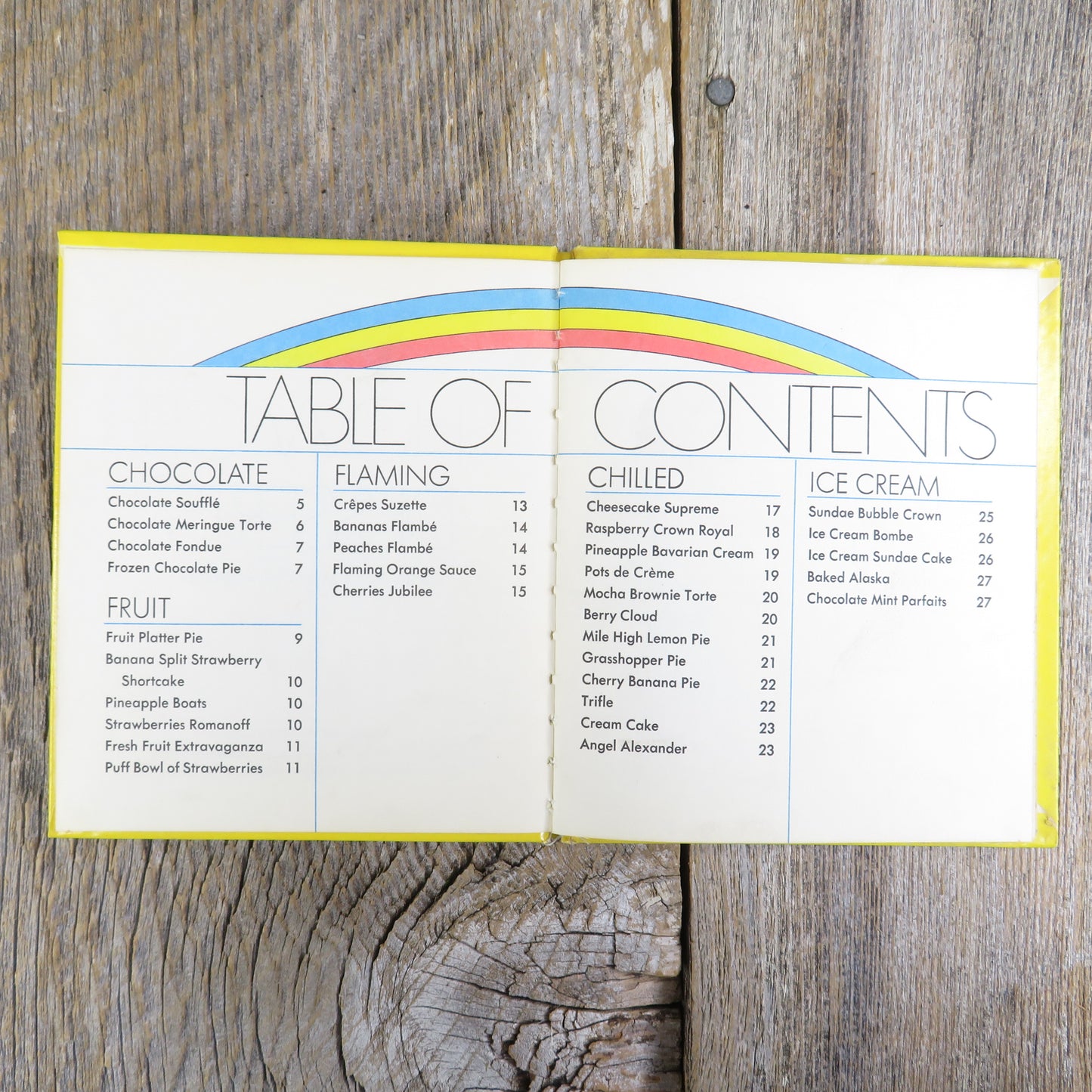 Vintage Betty Crocker Show Off Desserts Cookbook Hardcover 1970