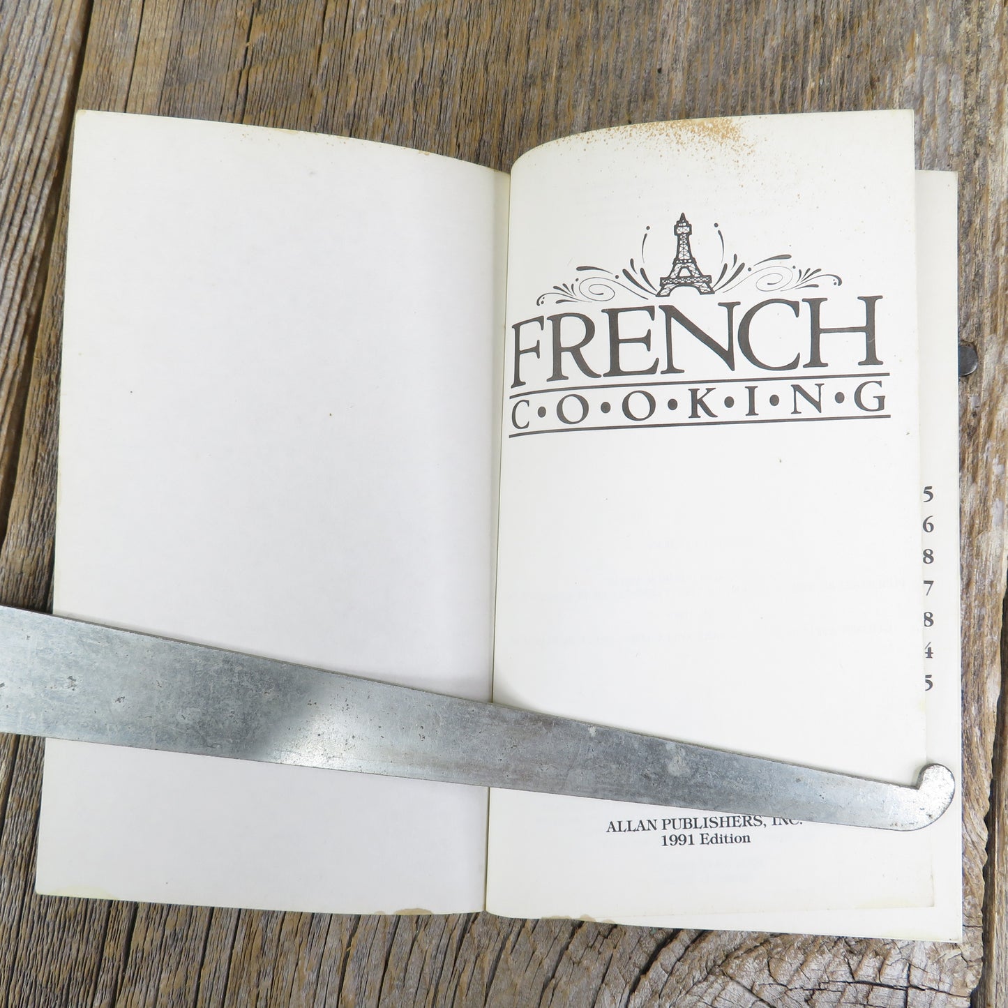 Vintage Cookbook - French Cooking - Golden Apple, Ottenheimer, and Allen Publishers 1986 - Small Paperback
