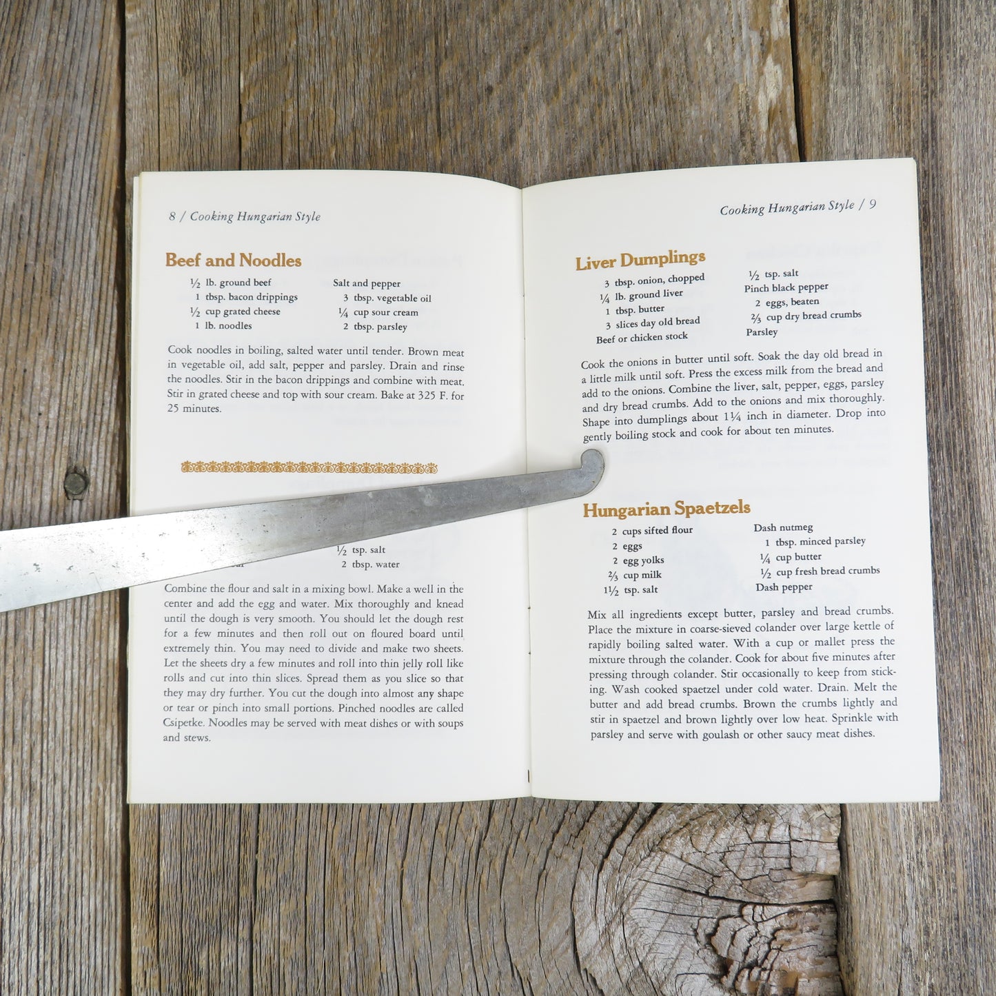 Cooking Hungarian Style Vintage Cookbook Hungary International Publishing August 1979