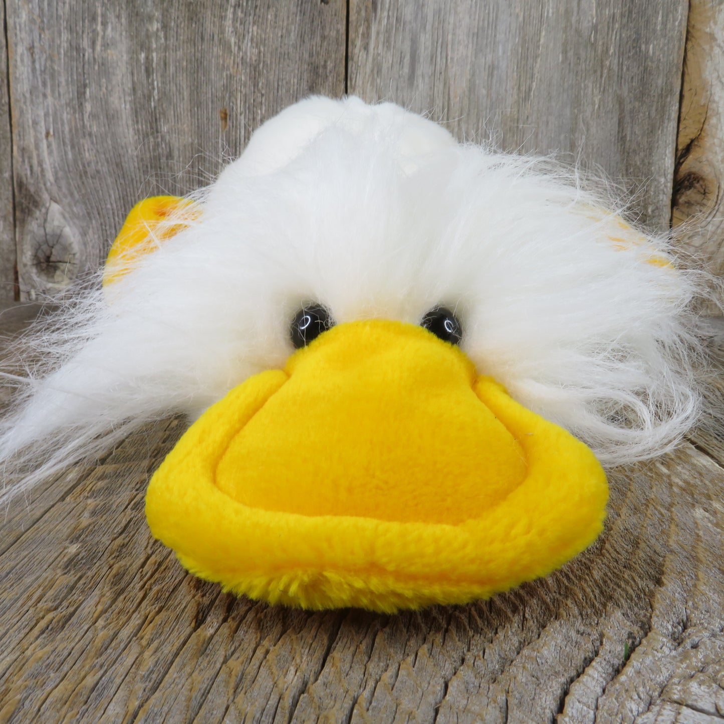 Vintage Ganzbros White Duck Plush Floppy Lying Bird Stuffed Animal Easter Heritage Collection 1989
