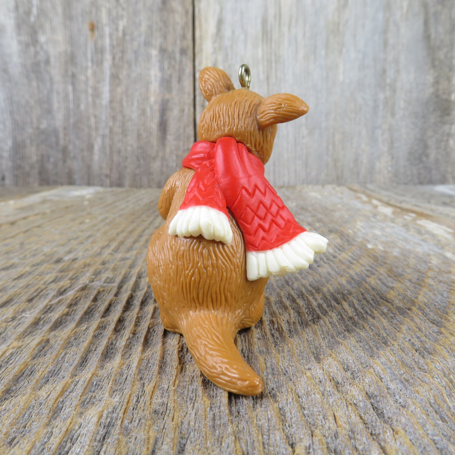 Vintage Kangaroo Mom and Baby Christmas Ornament By Avon
