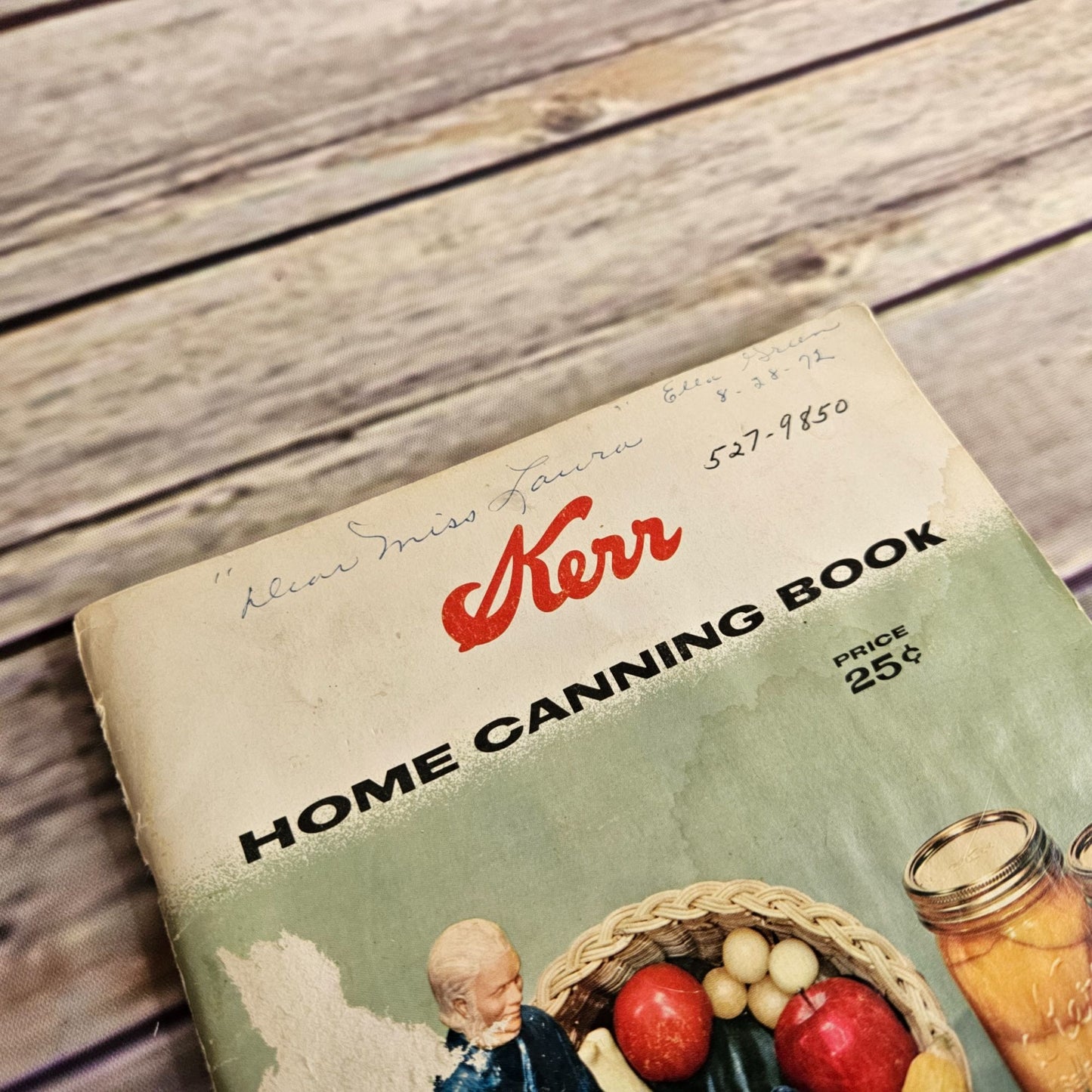Vintage Kerr Home Canning and Freezing Book Cookbook Recipes 1958 Booklet Food Preservation Promo Ads Advertising