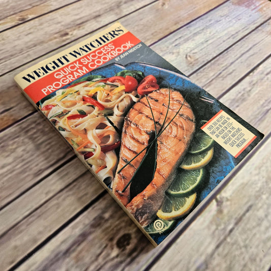 Vintage Cookbook Weight Watchers Quick Success Program 1990 Paperback  Jean Nidetch First Printing