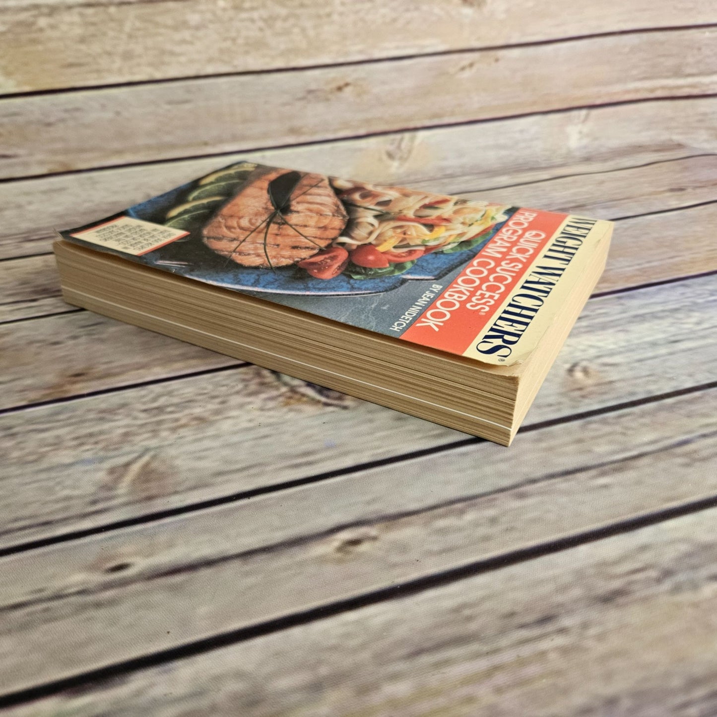 Vintage Cookbook Weight Watchers Quick Success Program 1990 Paperback  Jean Nidetch First Printing