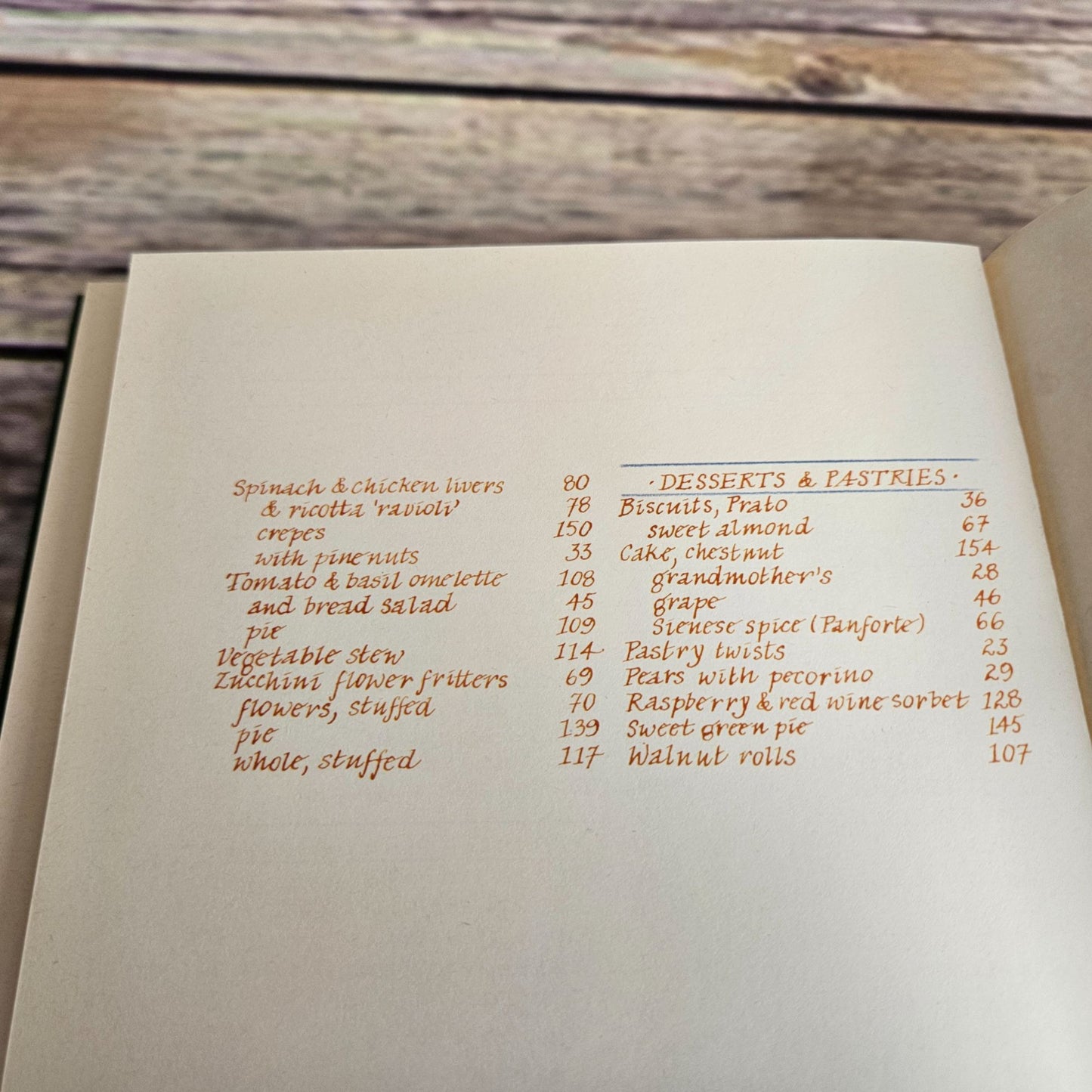 Vintage Italian Cooking Cookbook A Taste of Tuscany Leslie Forbes 1985 Hardcover Recipes NO Dust Jacket - At Grandma's Table