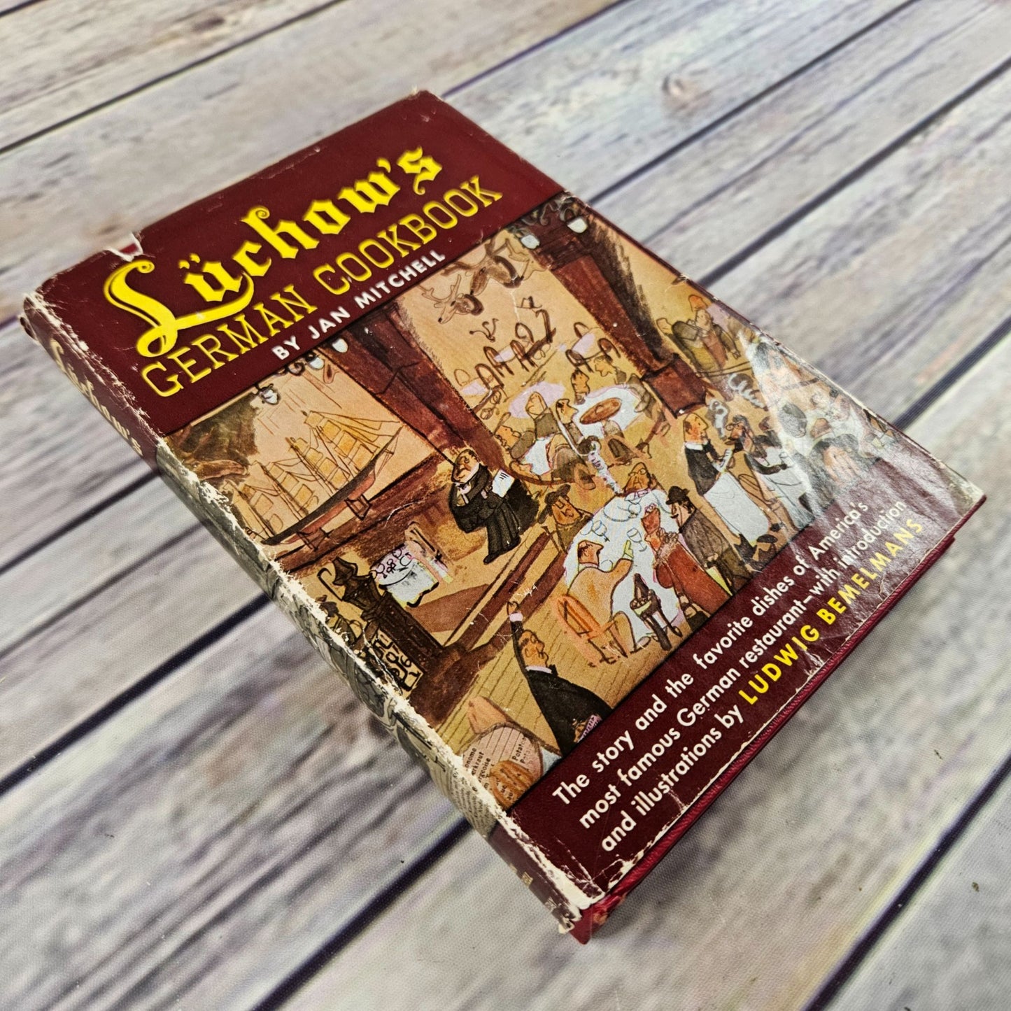 Vintage Cookbook German Cookbook Luchows German Recipes 1952 Hardcover Jan Mitchell Story and Favorite Dishes of Americas German Restaurant