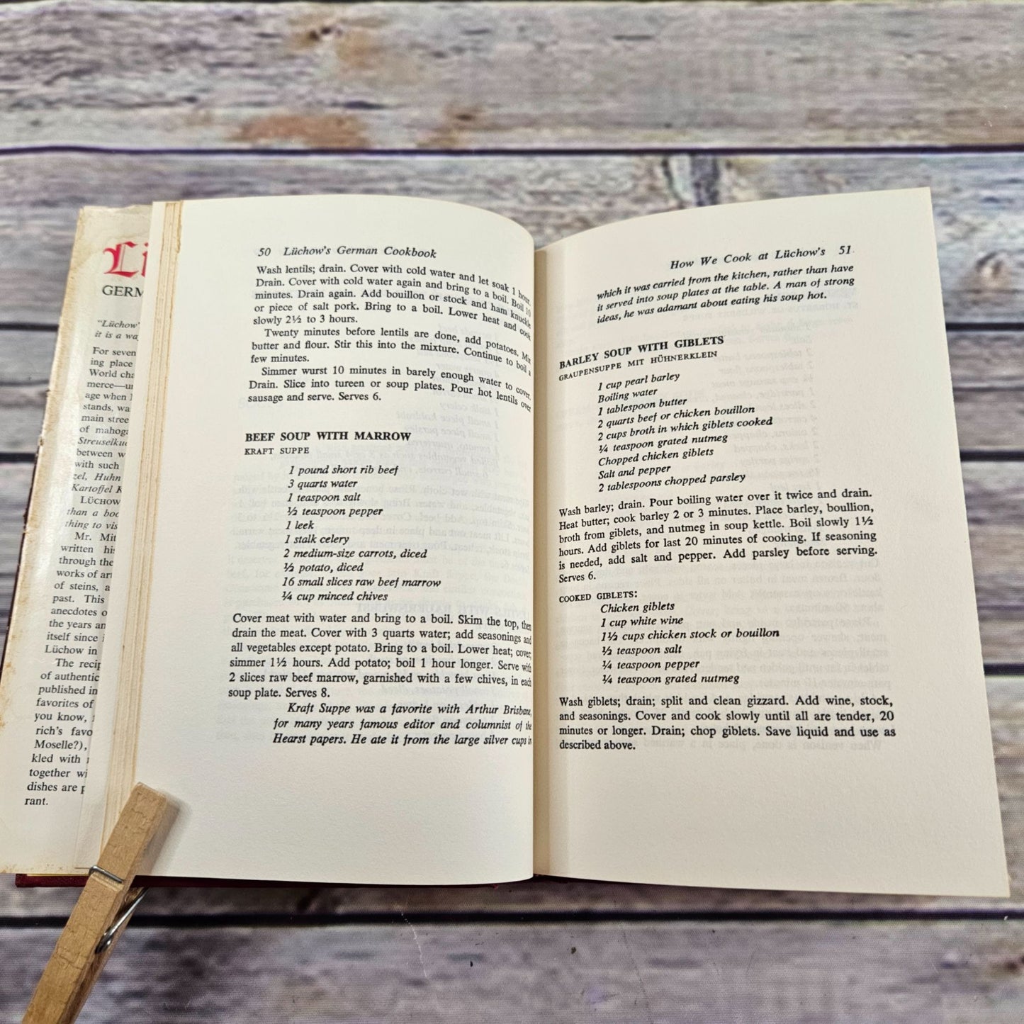 Vintage Cookbook German Cookbook Luchows German Recipes 1952 Hardcover Jan Mitchell Story and Favorite Dishes of Americas German Restaurant