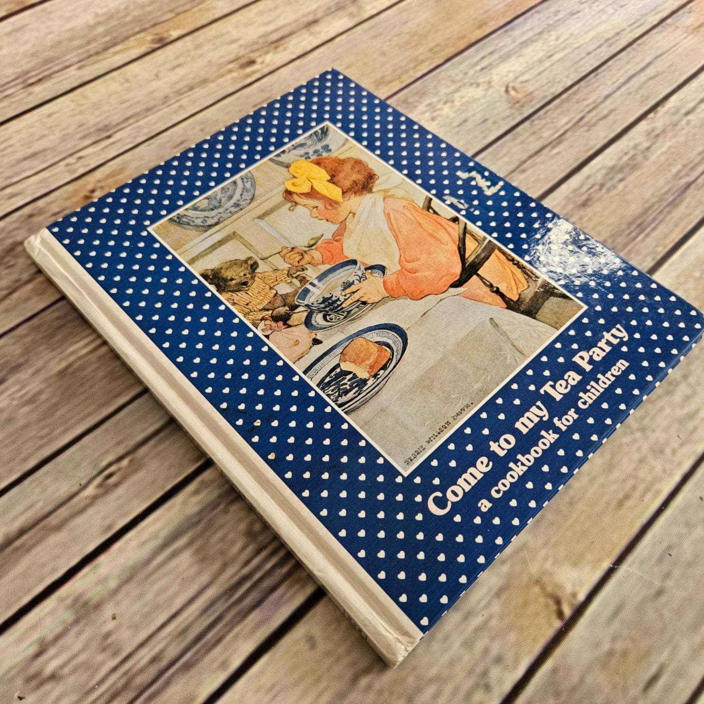 Vintage Kids Cookbook Come to my Tea Party Hardcover Childrens Cook Book Nancy Akmon 1997
