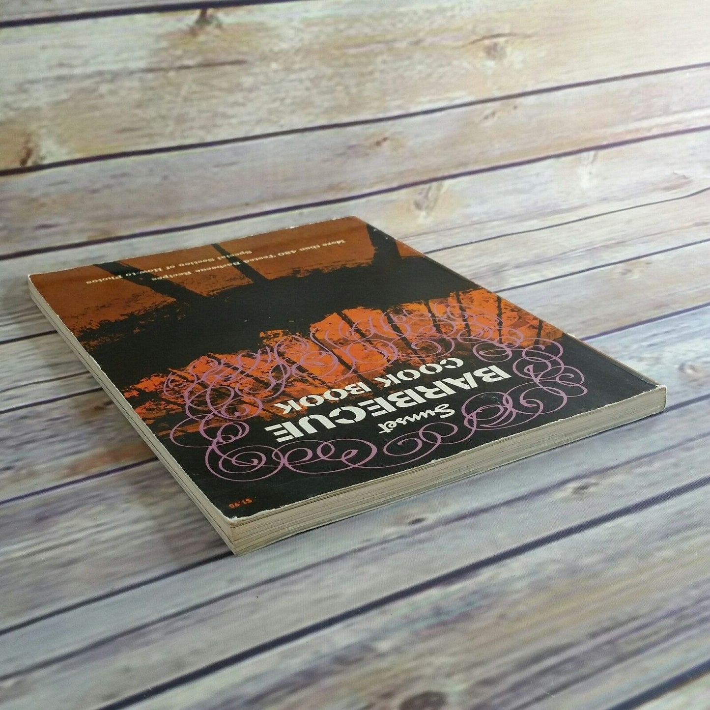 Vintage Cookbook Sunset Barbecue Cook Book Charcoal Grill 1967 How to Barbecue Paperback 480 BBQ Recipes