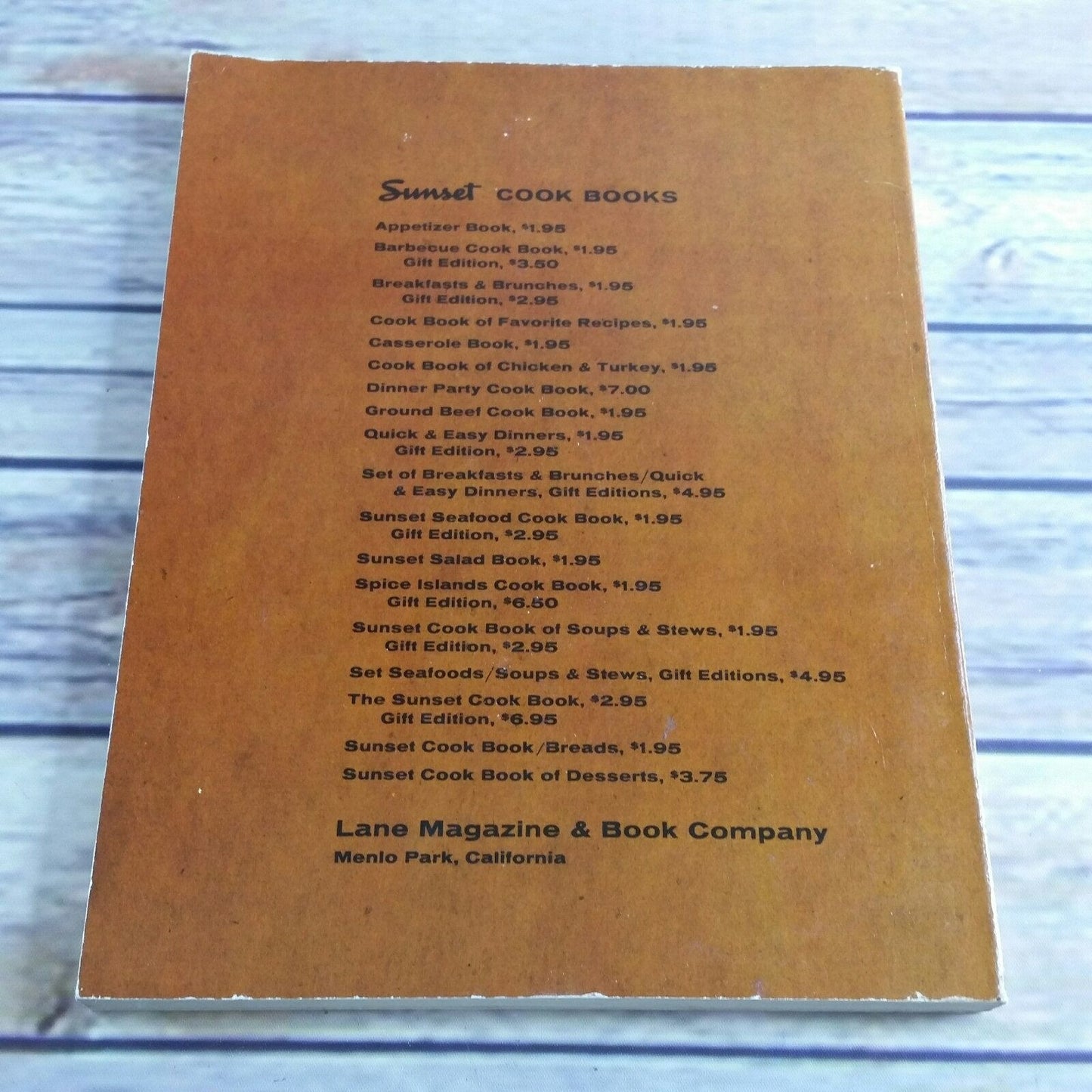 Vintage Cookbook Sunset Barbecue Cook Book Charcoal Grill 1967 How to Barbecue Paperback 480 BBQ Recipes