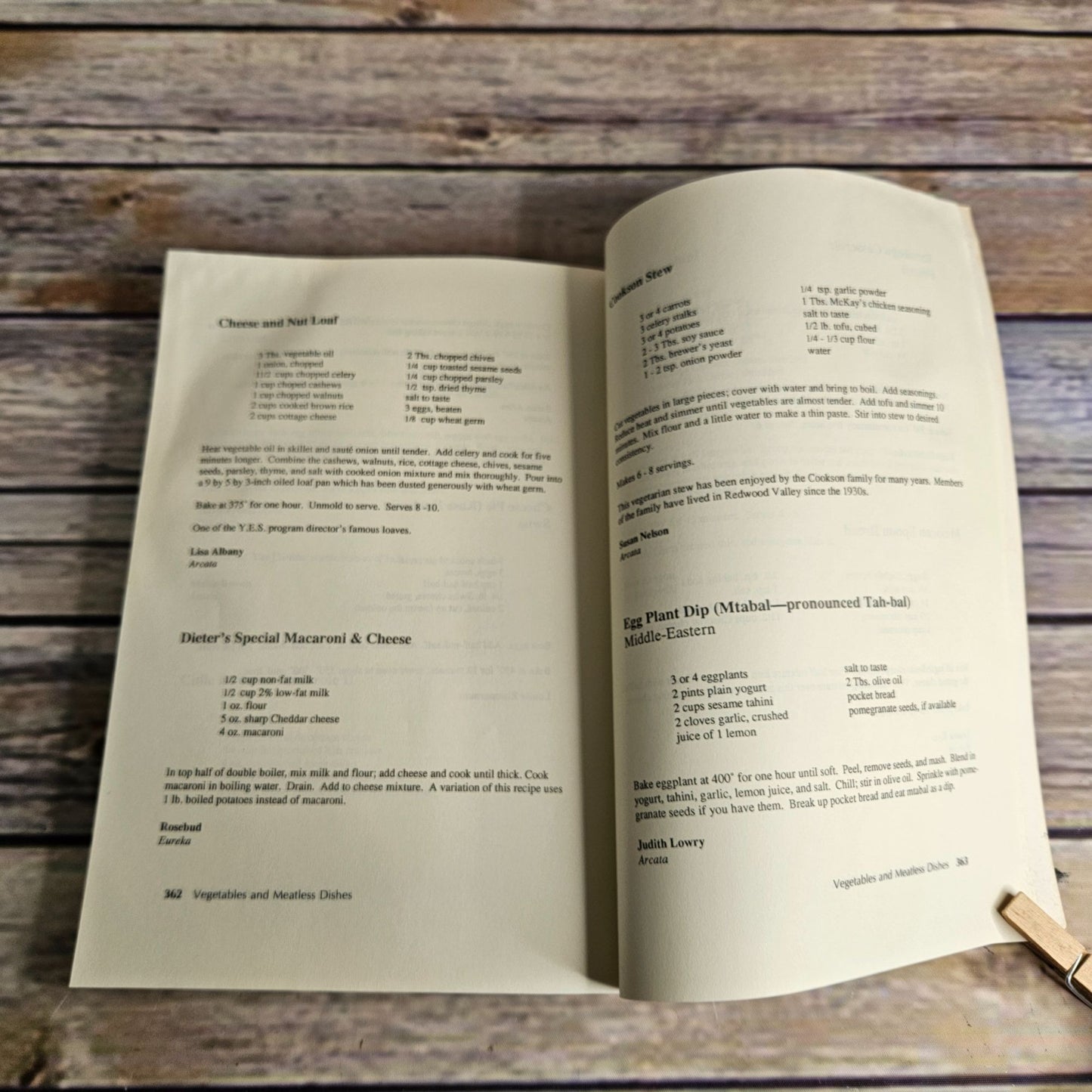 A Taste of Humboldt Cookbook Arcata California HSU Historical Ethnic 1987 Vintage State University