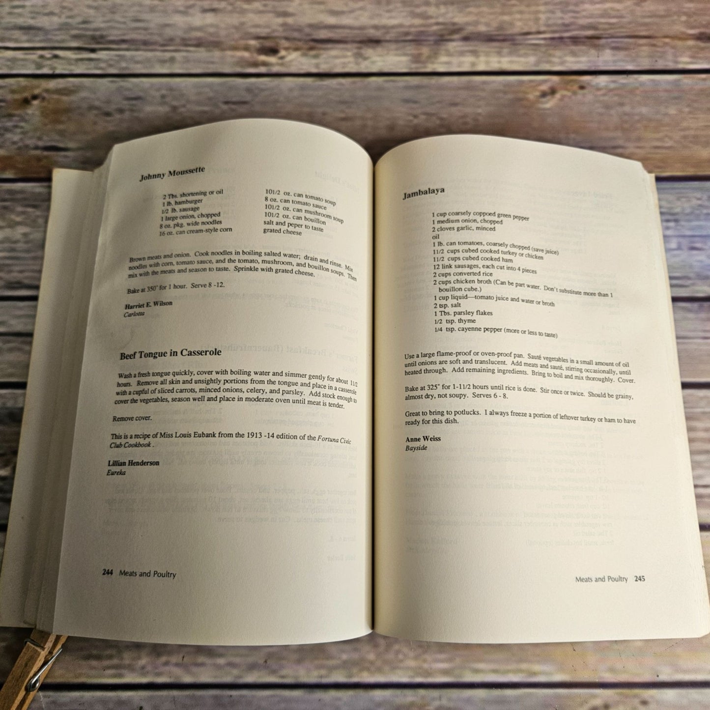 A Taste of Humboldt Cookbook Arcata California HSU Historical Ethnic 1987 Vintage State University