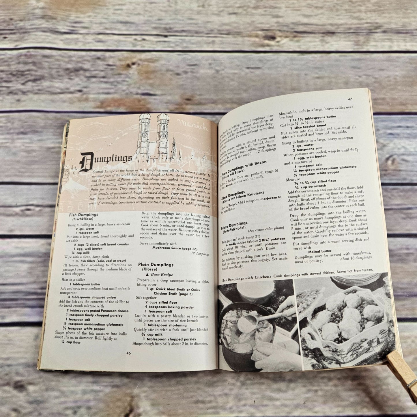 Vtg German and Viennese Cookbook Culinary Arts No 120 German and Viennese Recipes 1956 Paperback Booklet