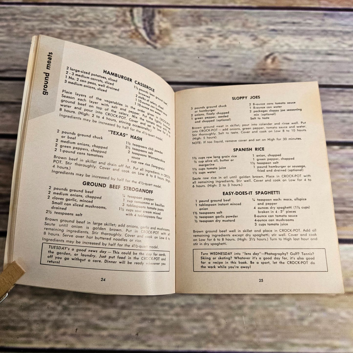 Vintage Rival Crock Pot Cookbook Owner’s Manual Recipes Slow Cooker Booklet Models 3100 3101 3102 3300 Paperback