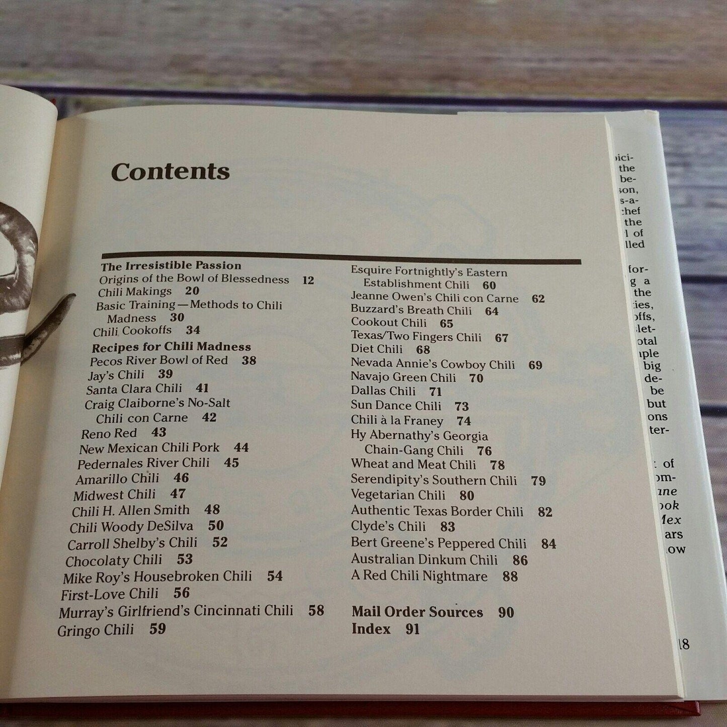 Vintage Chili Madness Cookbook A Passionate Cookbook Jane Butel 1980 Hardcover Workman Publishing