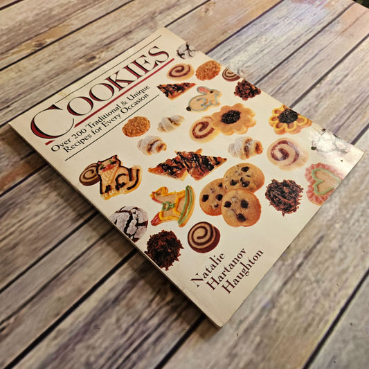 Vintage Cookies Cookbook Cookie Recipes HP Books 1983 Natalie Haughton Softcover Color Photos