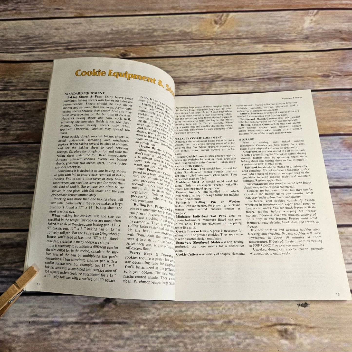 Vintage Cookies Cookbook Cookie Recipes HP Books 1983 Natalie Haughton Softcover Color Photos