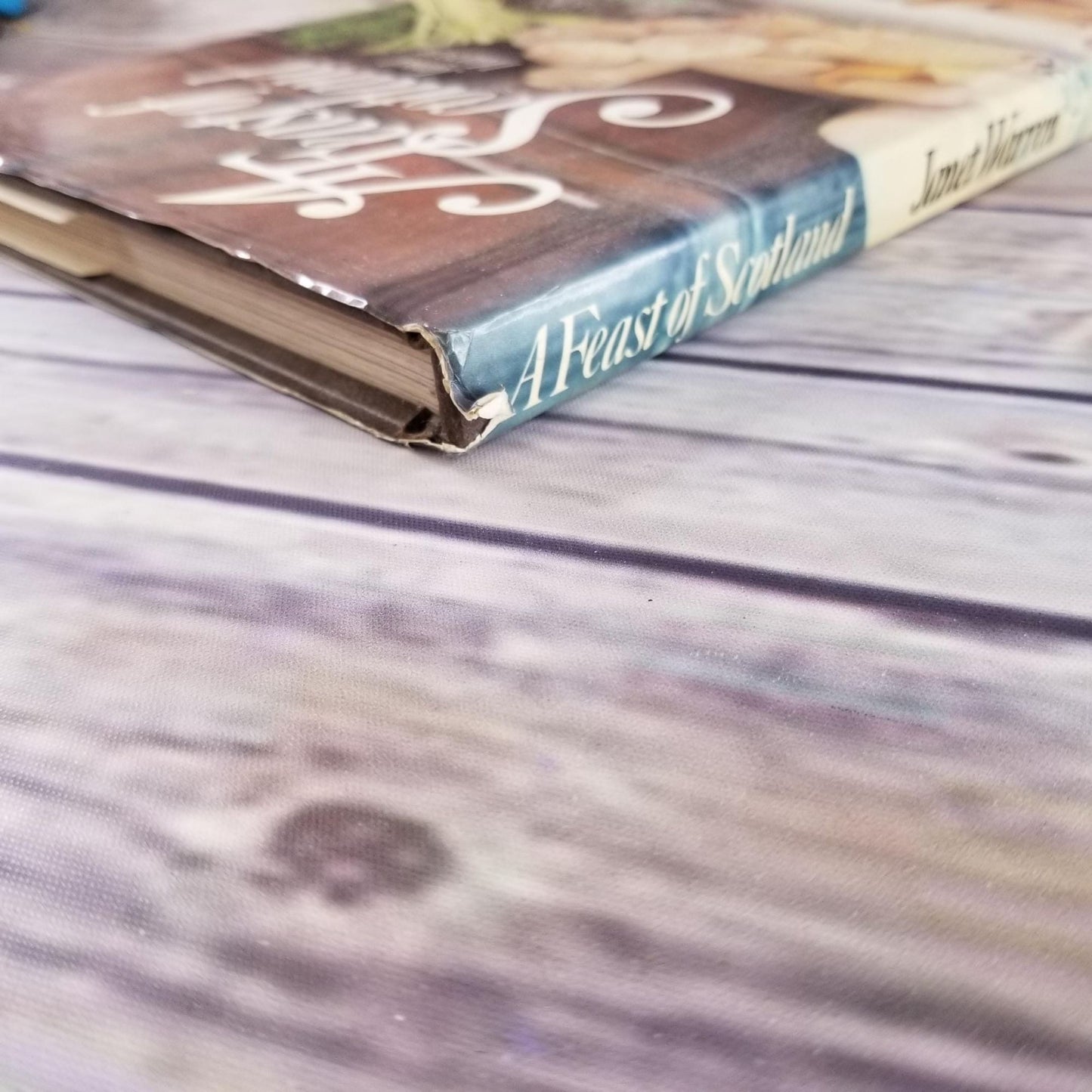 Vintage Cookbook A Feast of Scotland Recipes 1979 Hardcover WITH Dust Jacket Scottish Recipes Janet Warrne