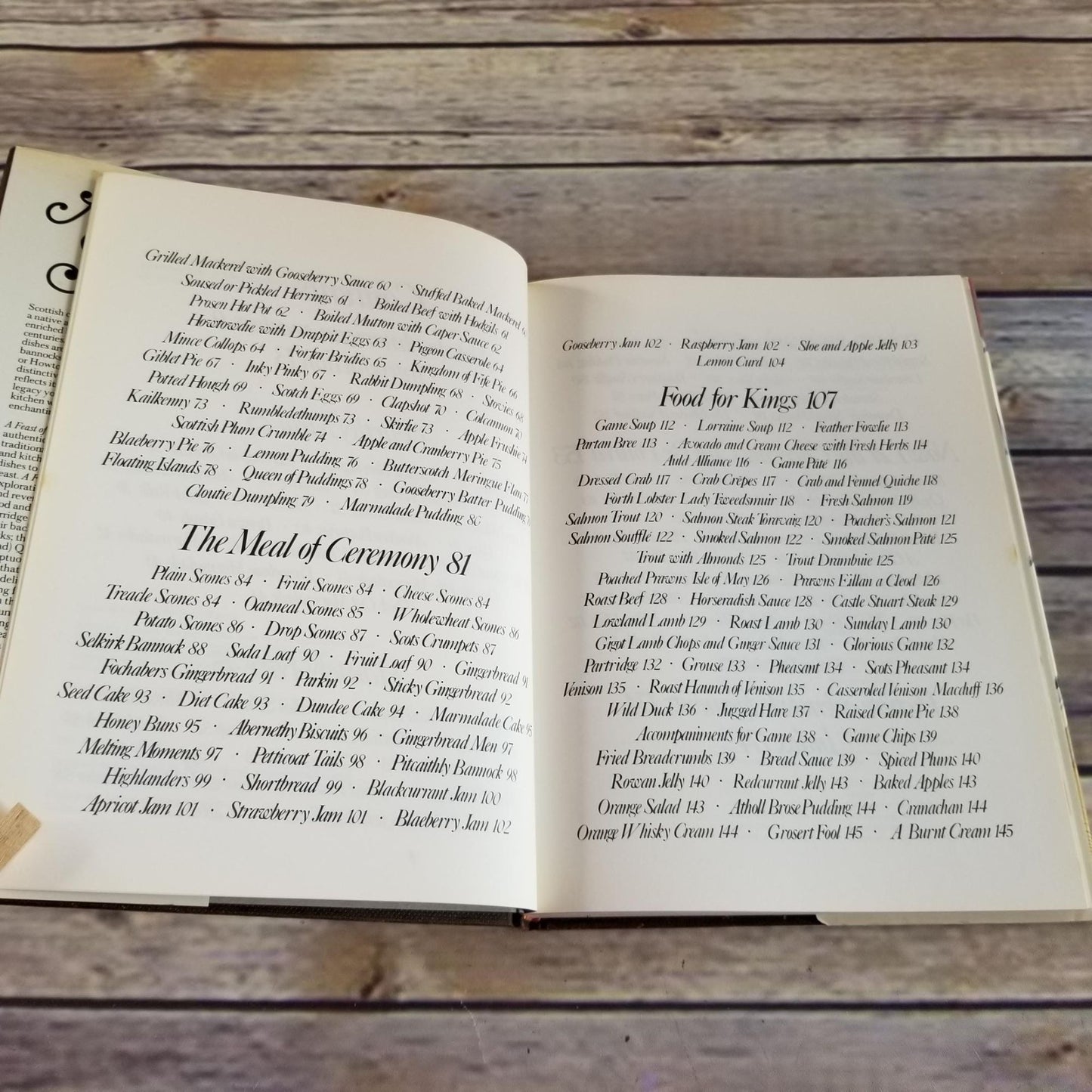 Vintage Cookbook A Feast of Scotland Recipes 1979 Hardcover WITH Dust Jacket Scottish Recipes Janet Warrne