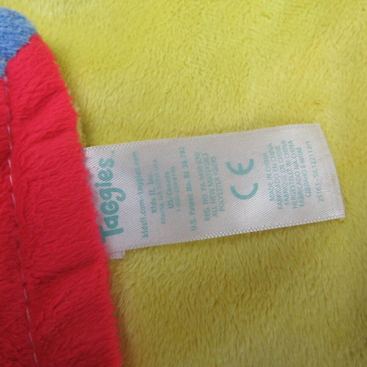Taggies Lion Plush Baby Plush Blanket Lovey Lovie Patchkin Kids II Stuffed